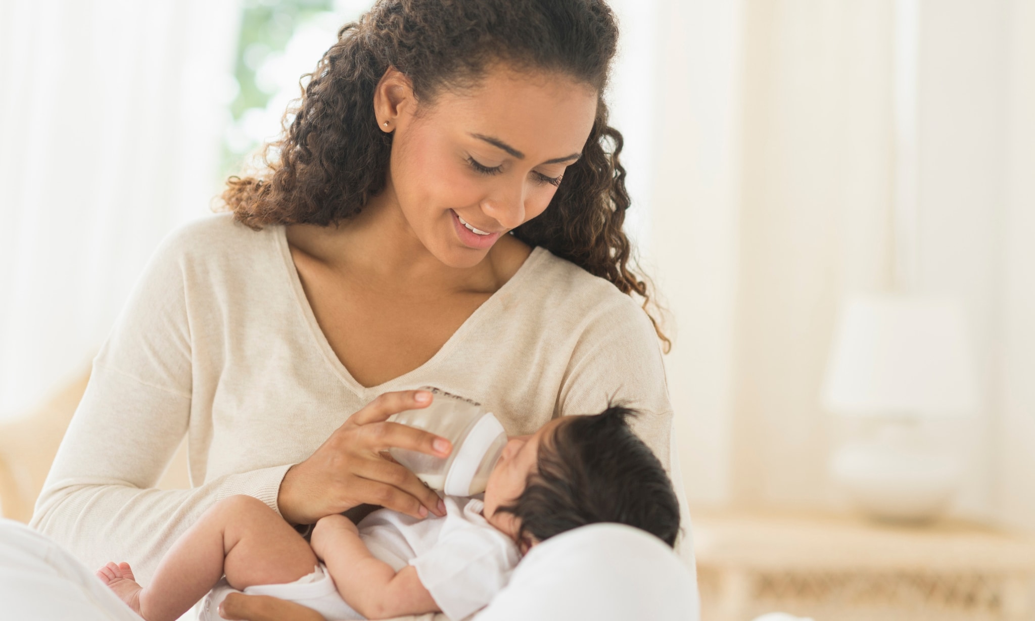 Flesvoeding baby Getty Images