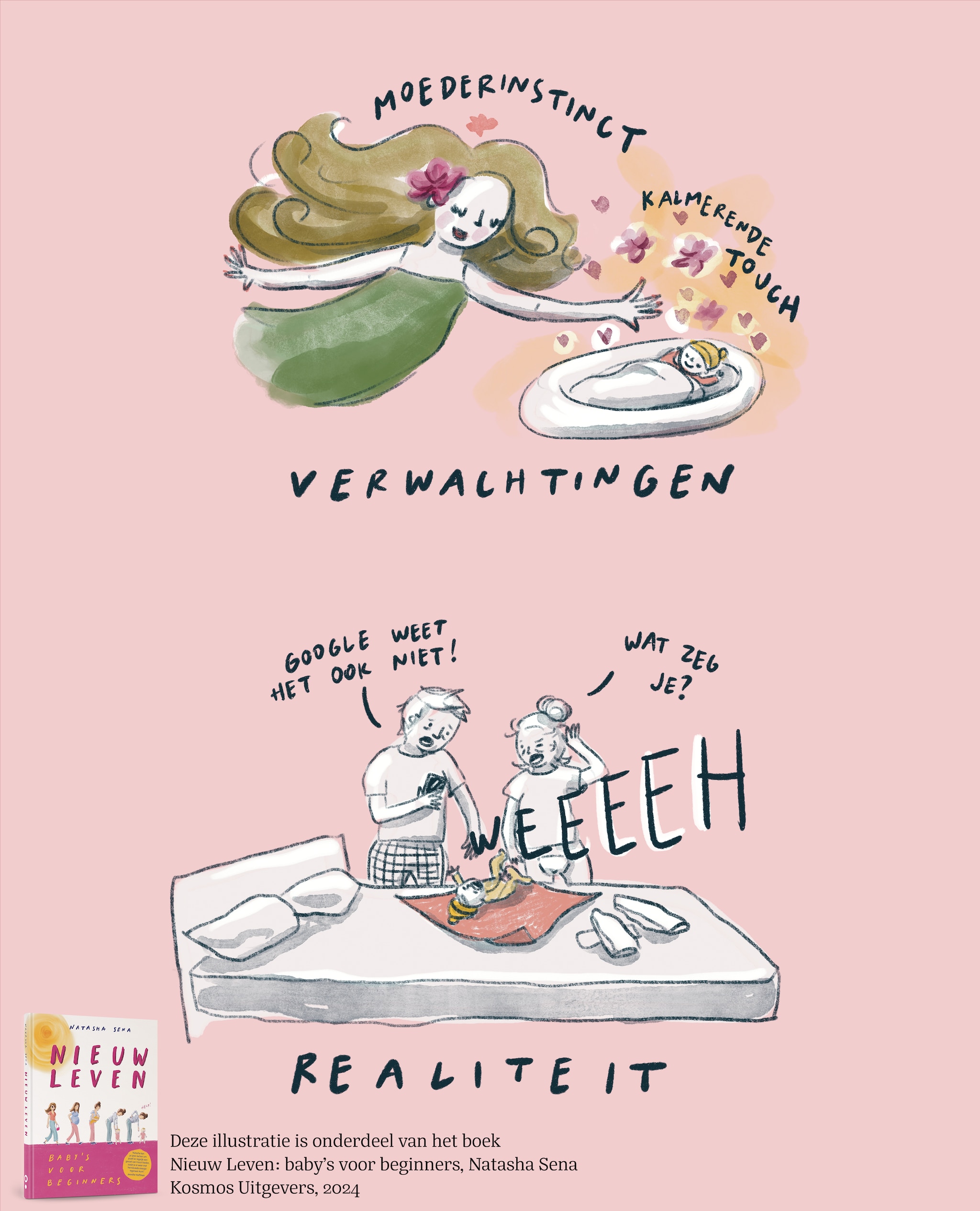 Illustratie uit boek Nieuw Leven Natasha Sena