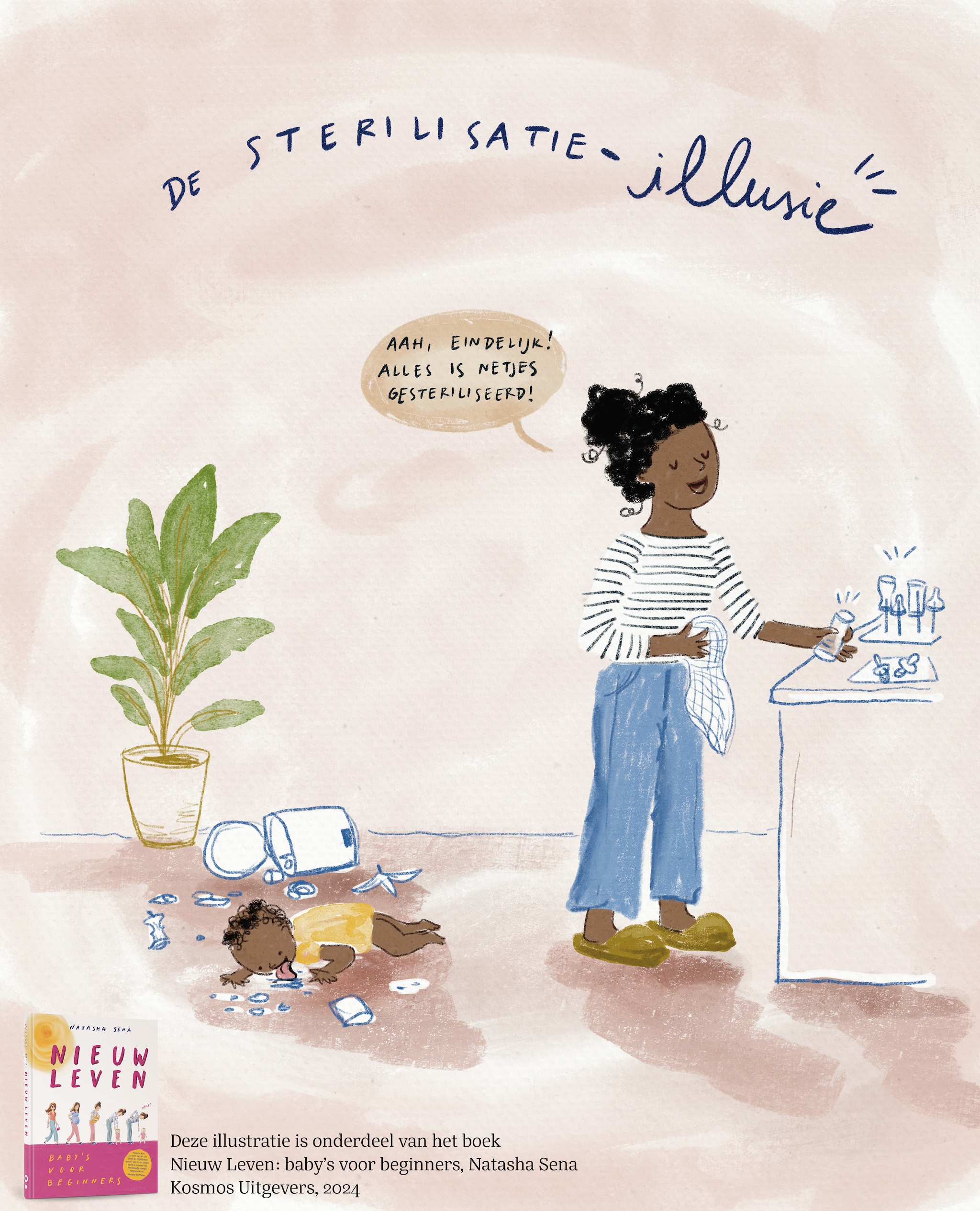 Illustratie uit boek Nieuw Leven Natasha Sena