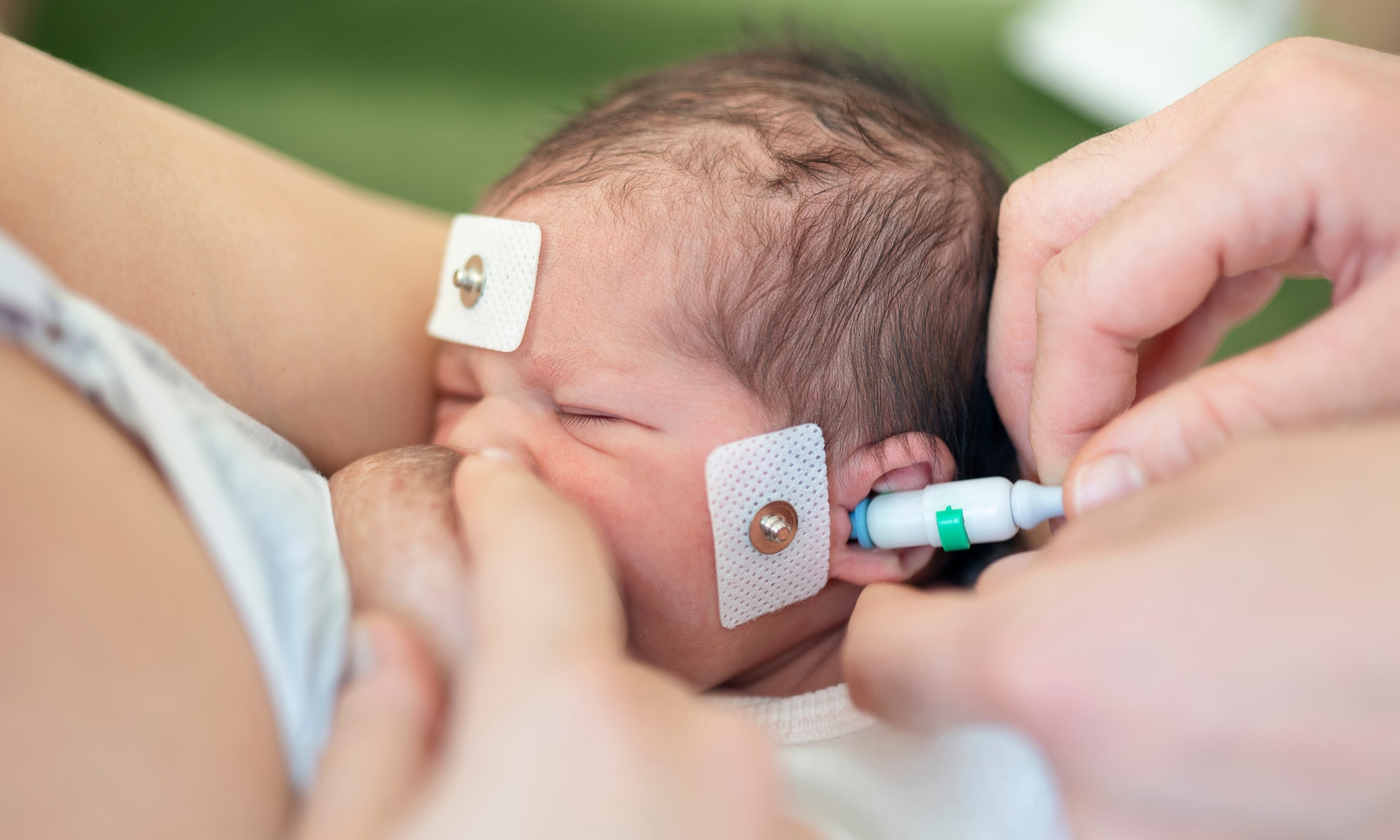 Gehoortest bij je pasgeboren baby Getty Images