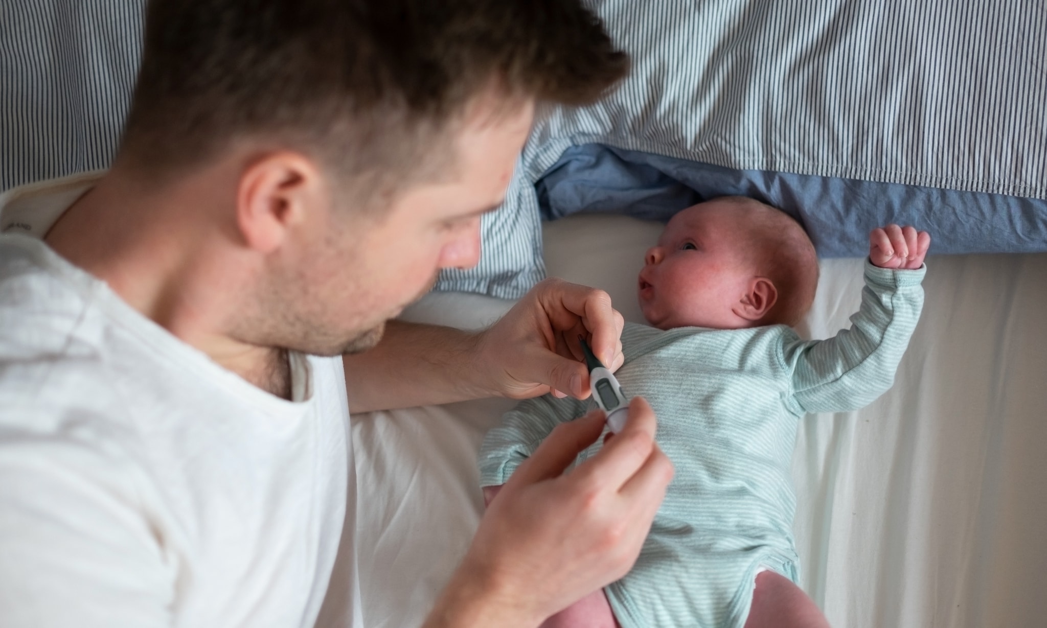koorts bij je baby Getty Images