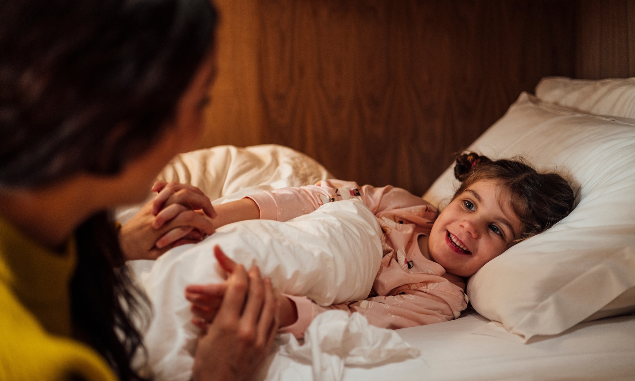 Kind in bed Getty Images