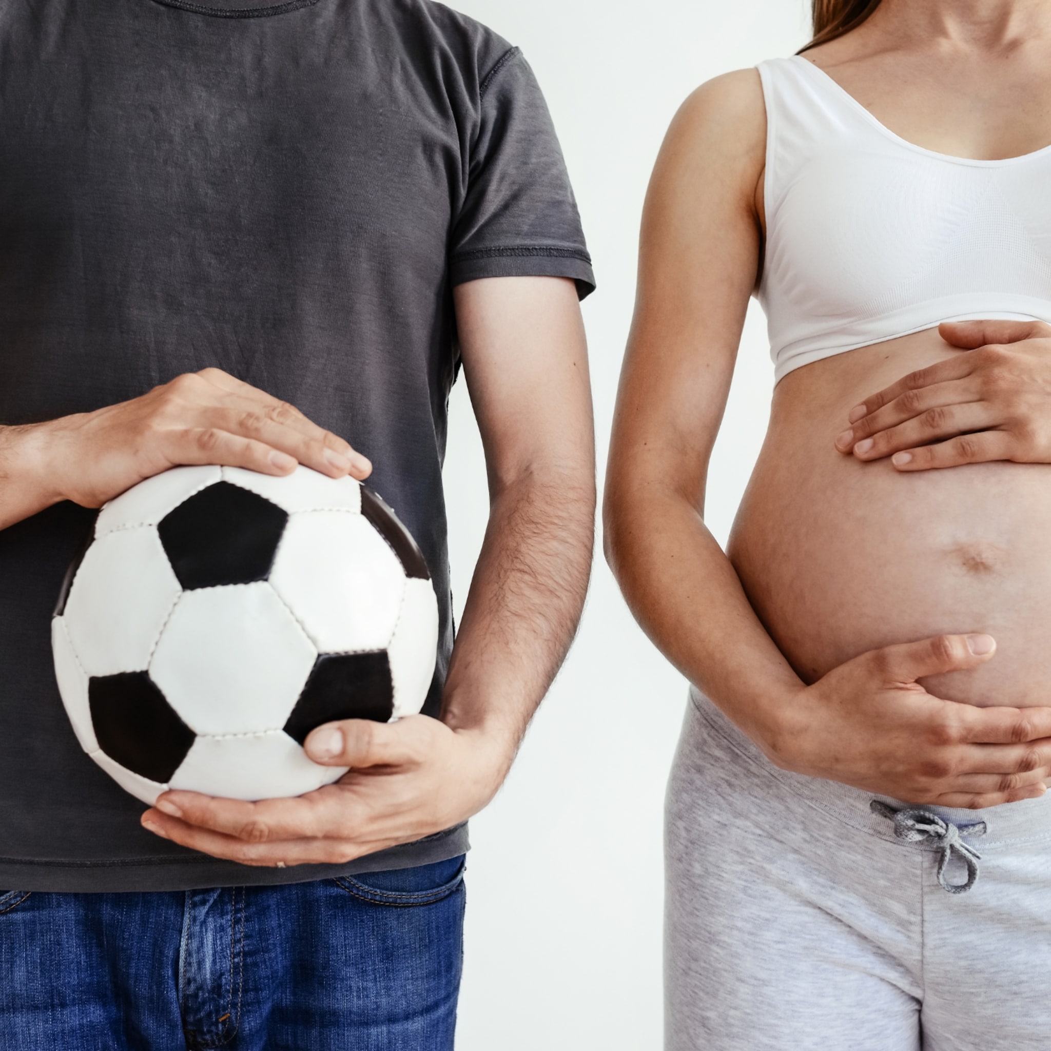 voetbaltrainer niet bij geboorte kind