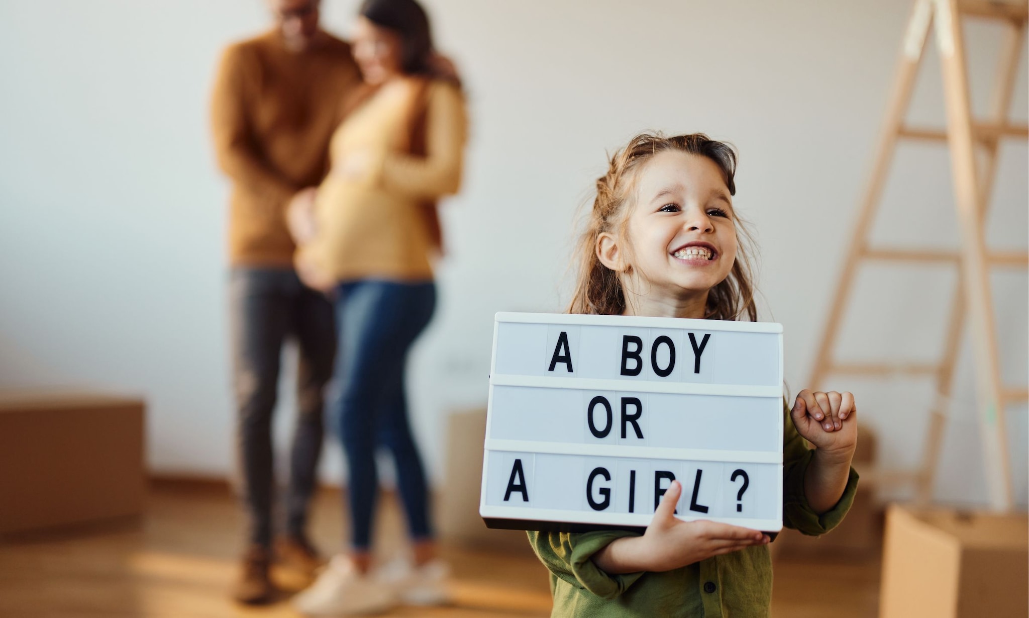 Krijg je een jongen of een meisje? Getty Images