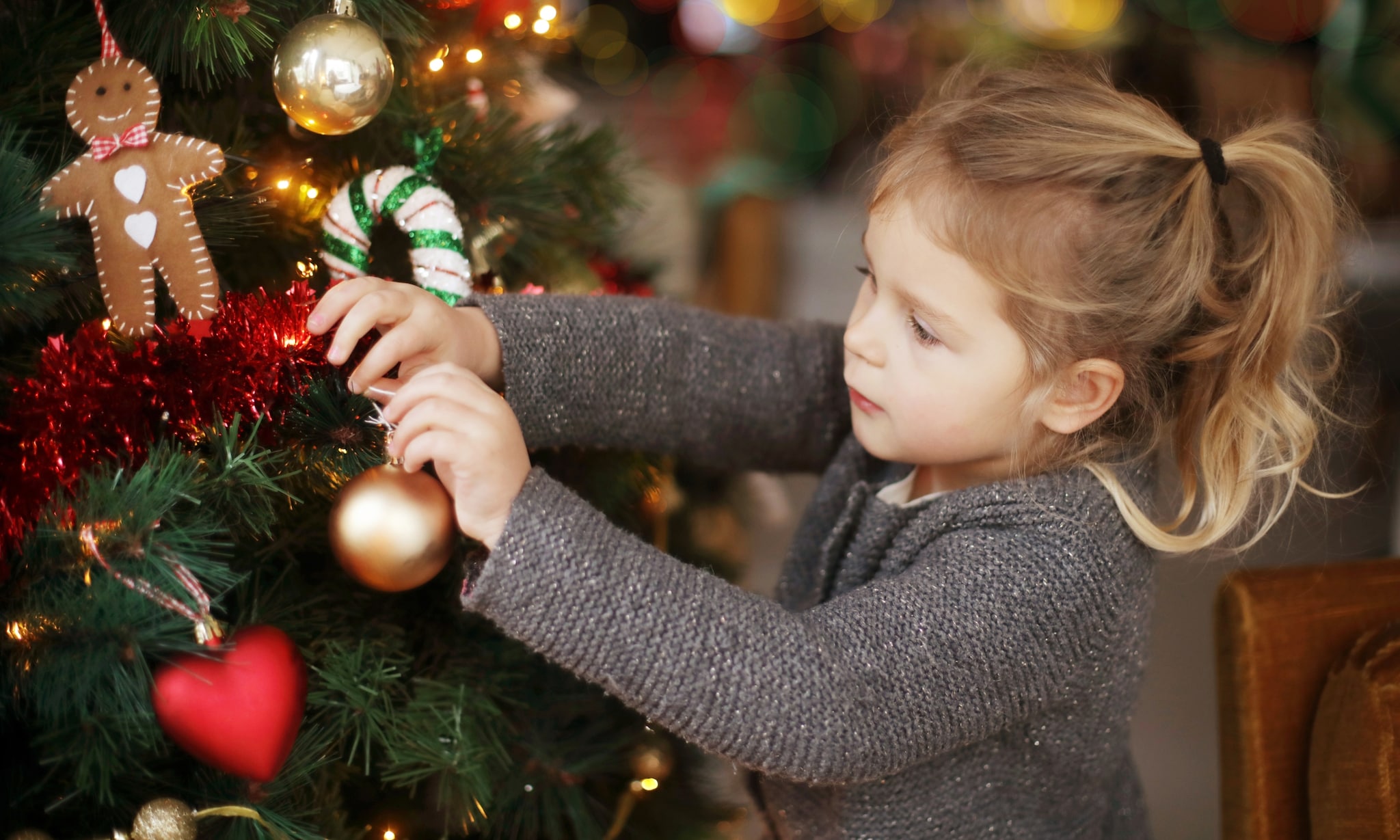 Kerst met kinderen Getty Images