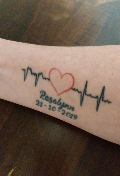 Tattoo hartslag Privé