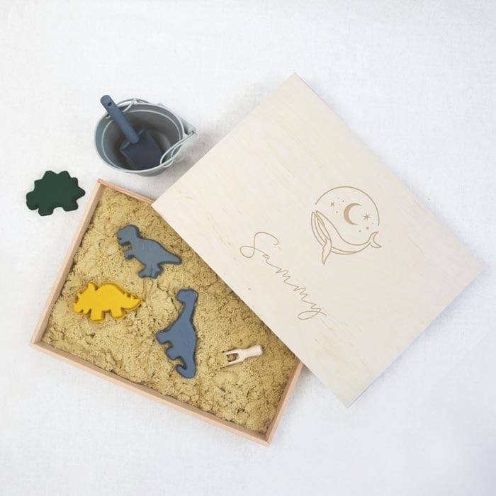 houten speelbak gepersonaliseerd KidsDeco.nl