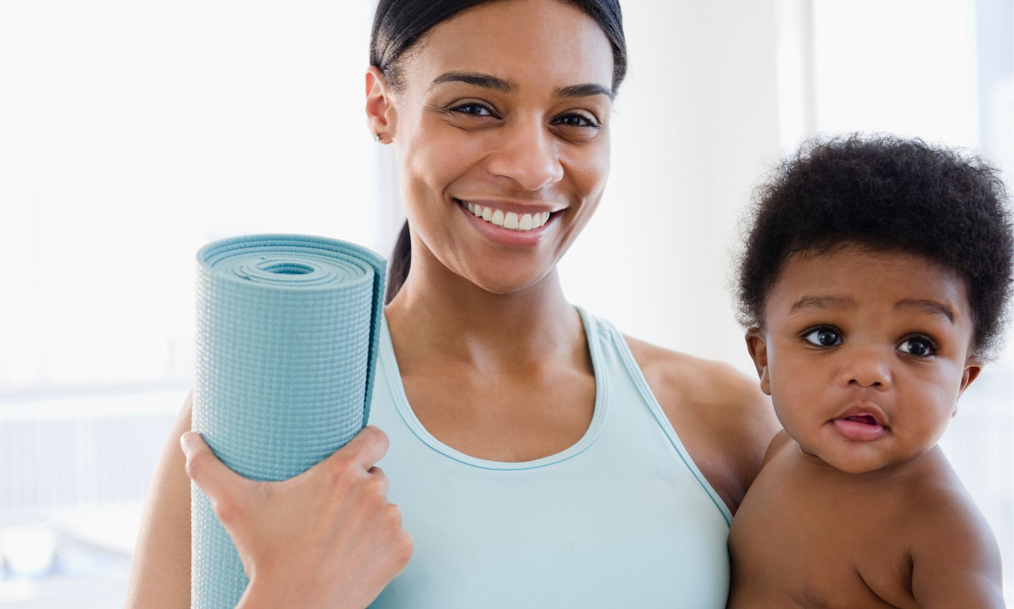 Sporten met je baby Getty Images