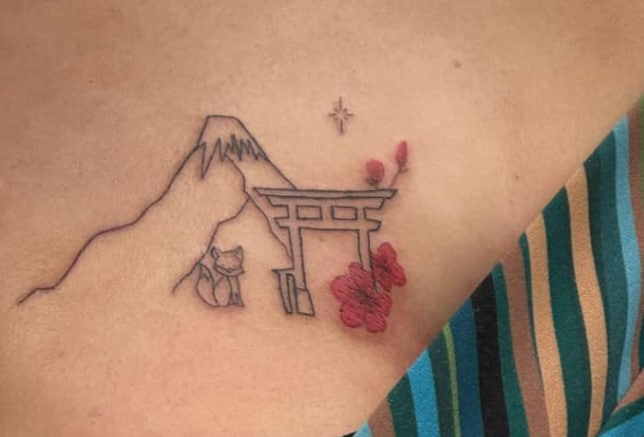 Tattoo overleden kindje Facebook