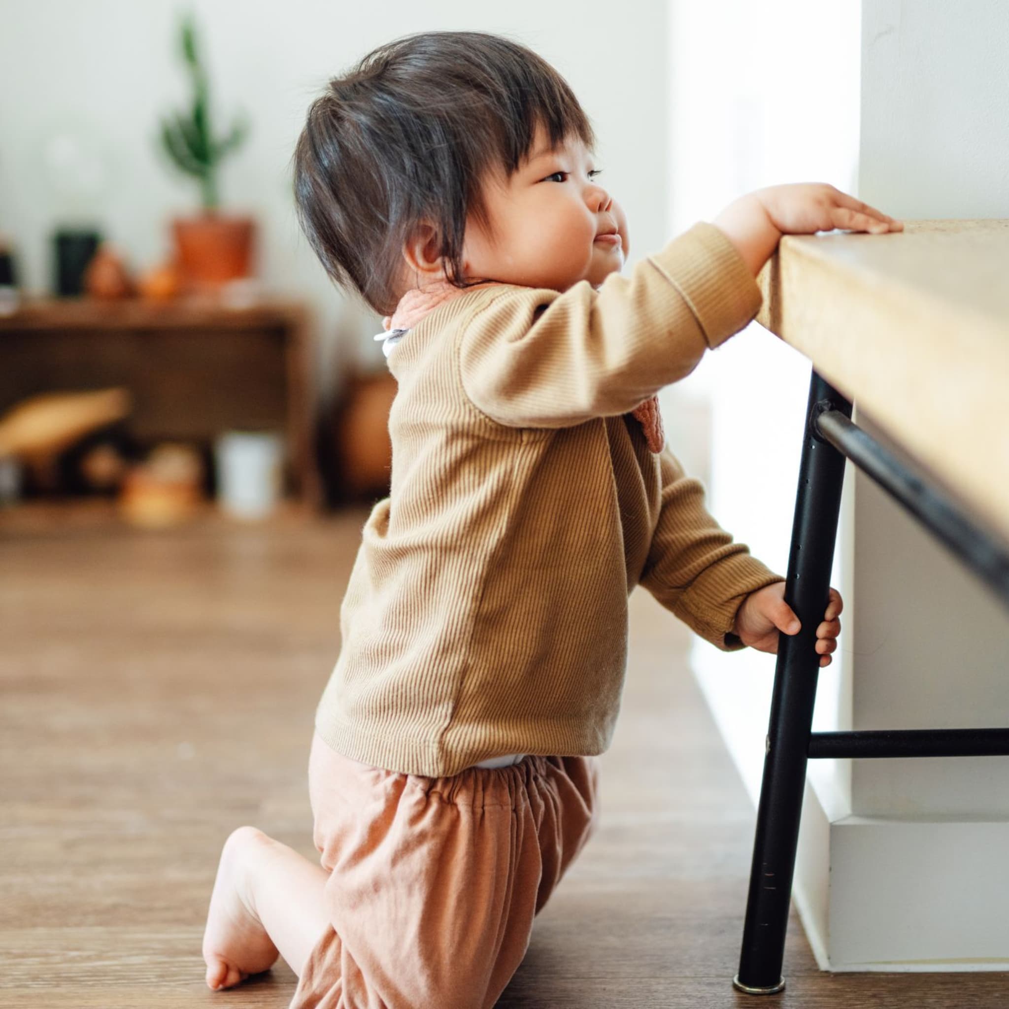 de klimfase als je baby out of the box gaat denken