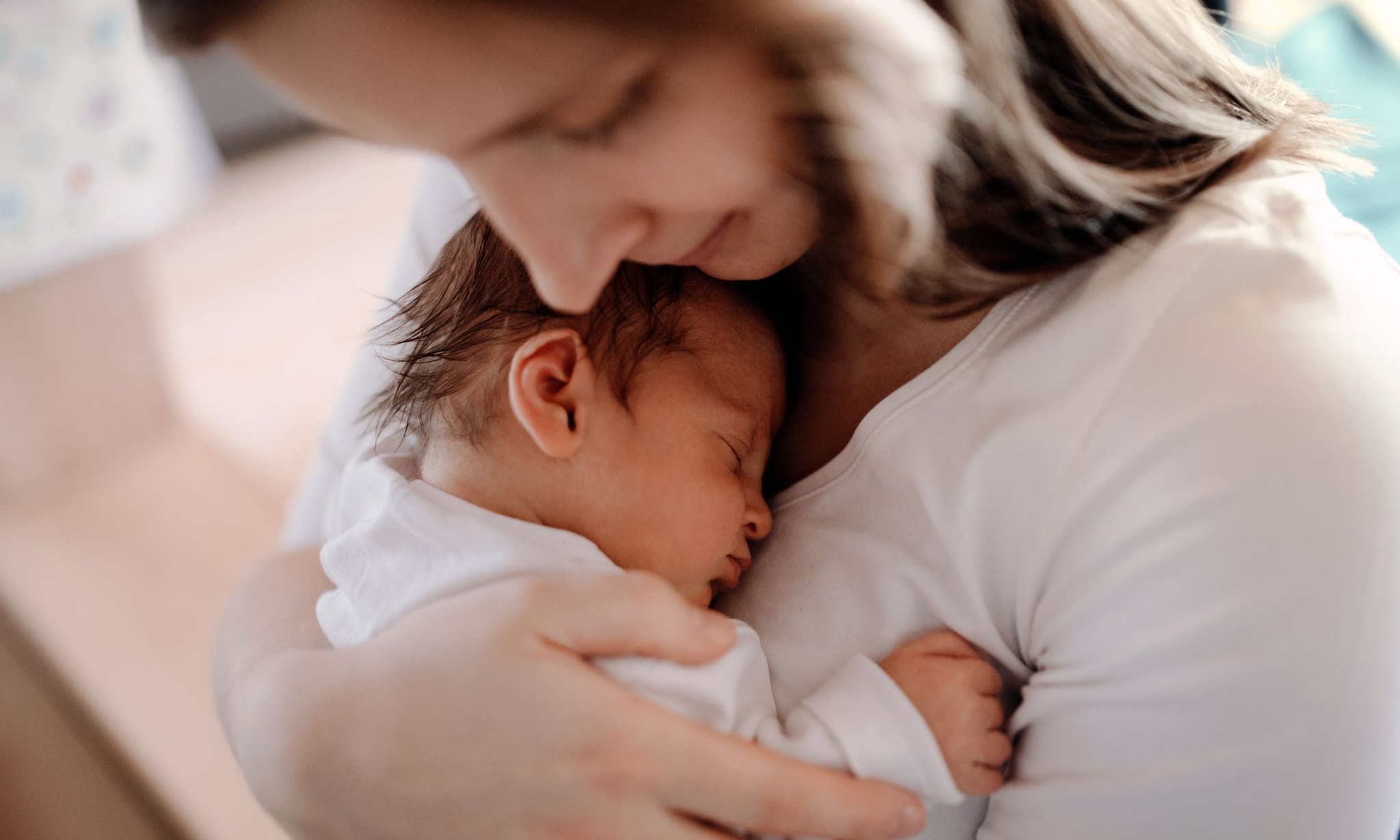 Baby wil niet in eigen bed slapen Getty Images