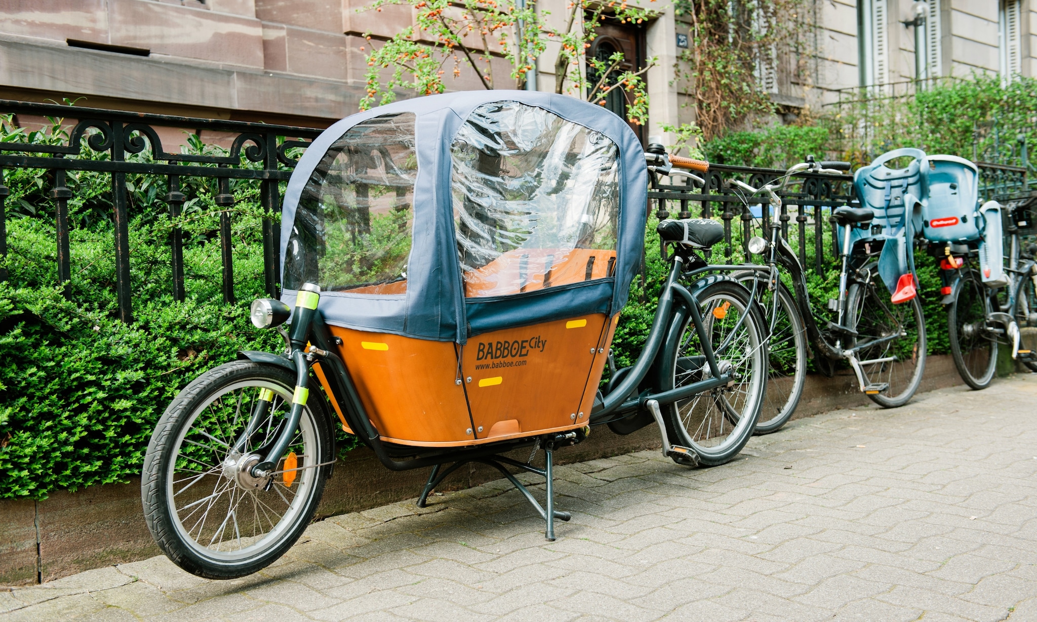 Voorbeeld van een Babboe bakfiets. Getty Images
