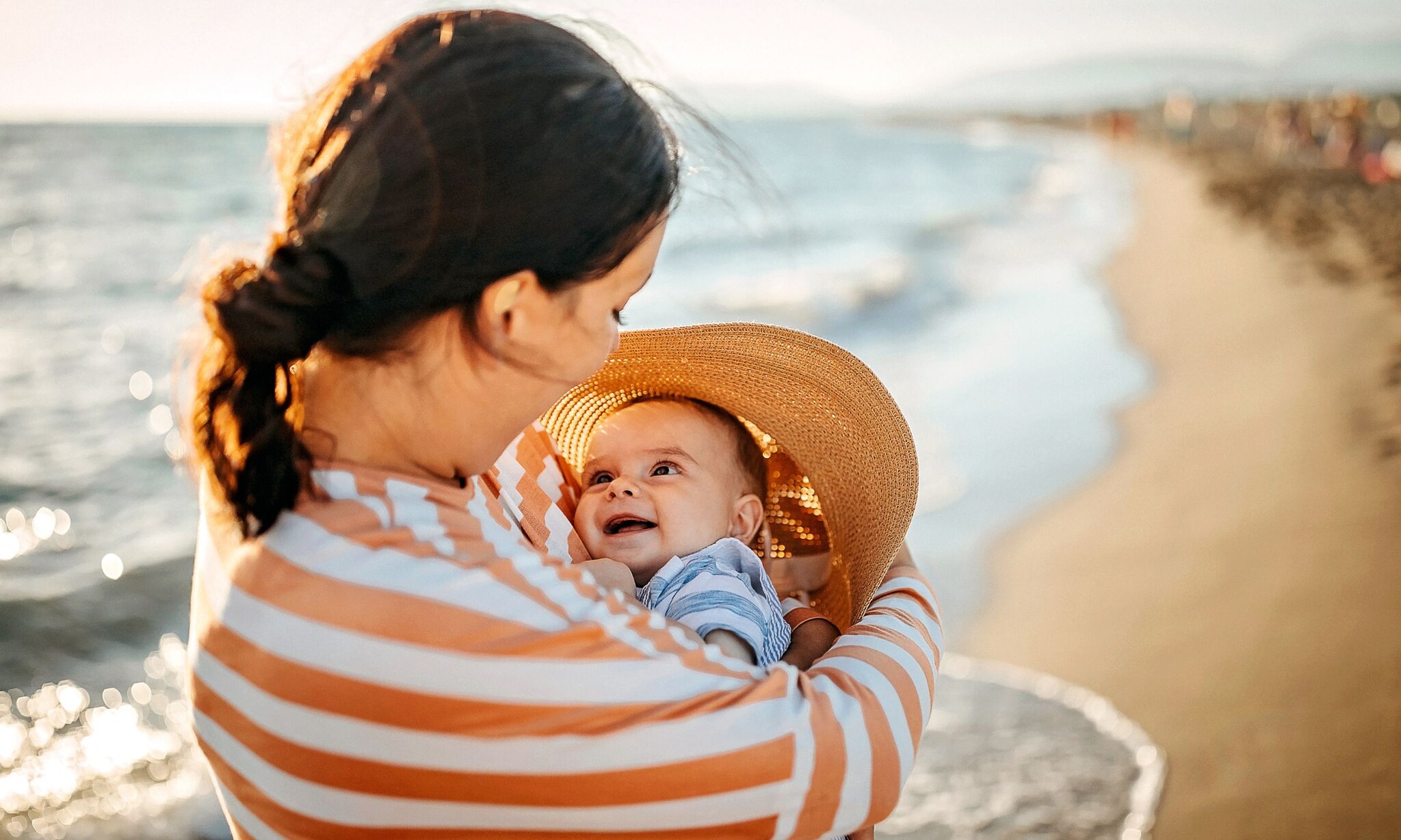 Veilig met je baby in de zon: dit moet je weten Getty Images