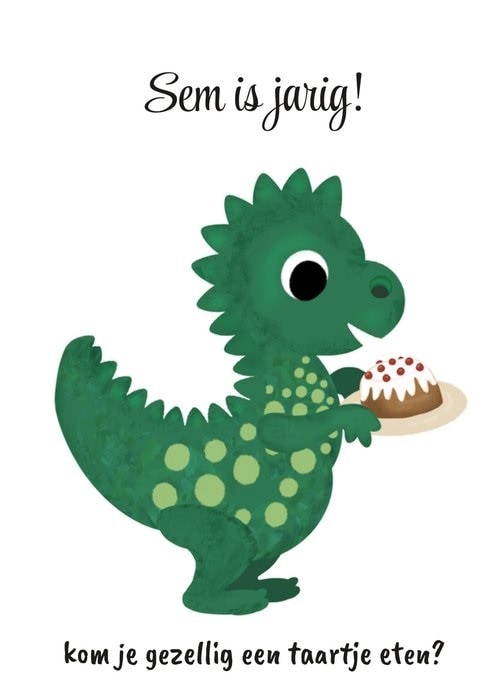 greetz uitnodiging dino Greetz