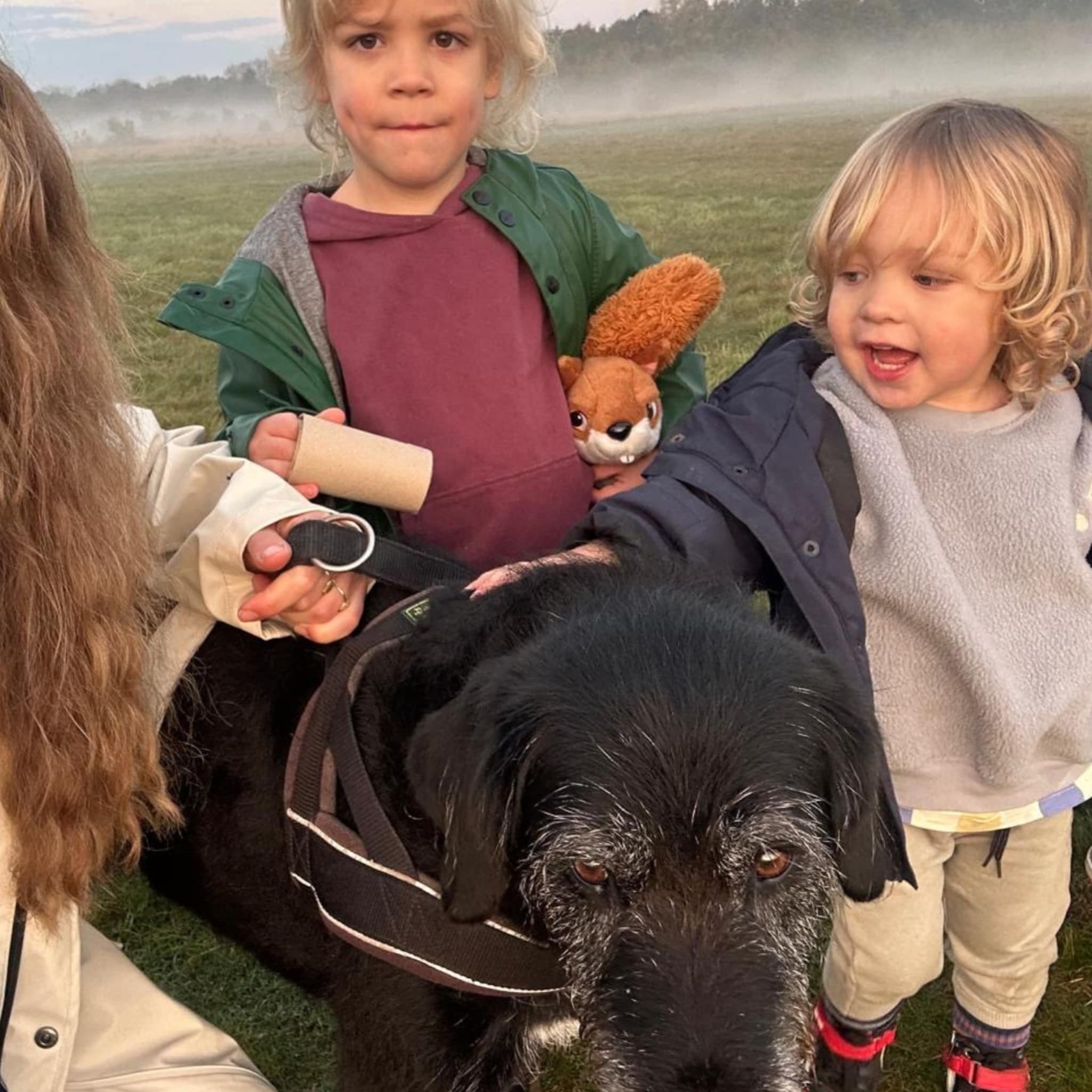saskia met kinderen hond dood inslapen
