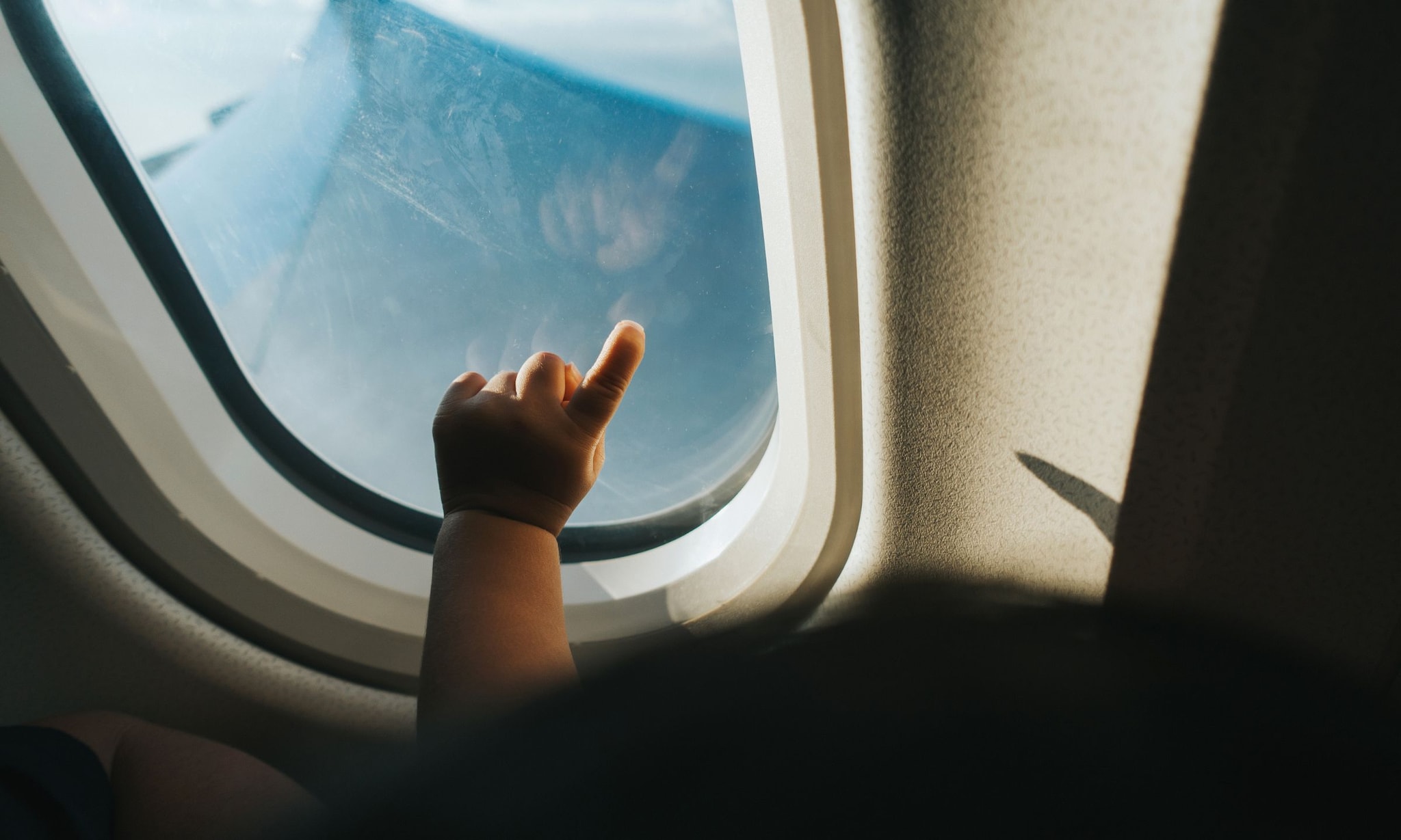 Vliegen met baby Getty Images