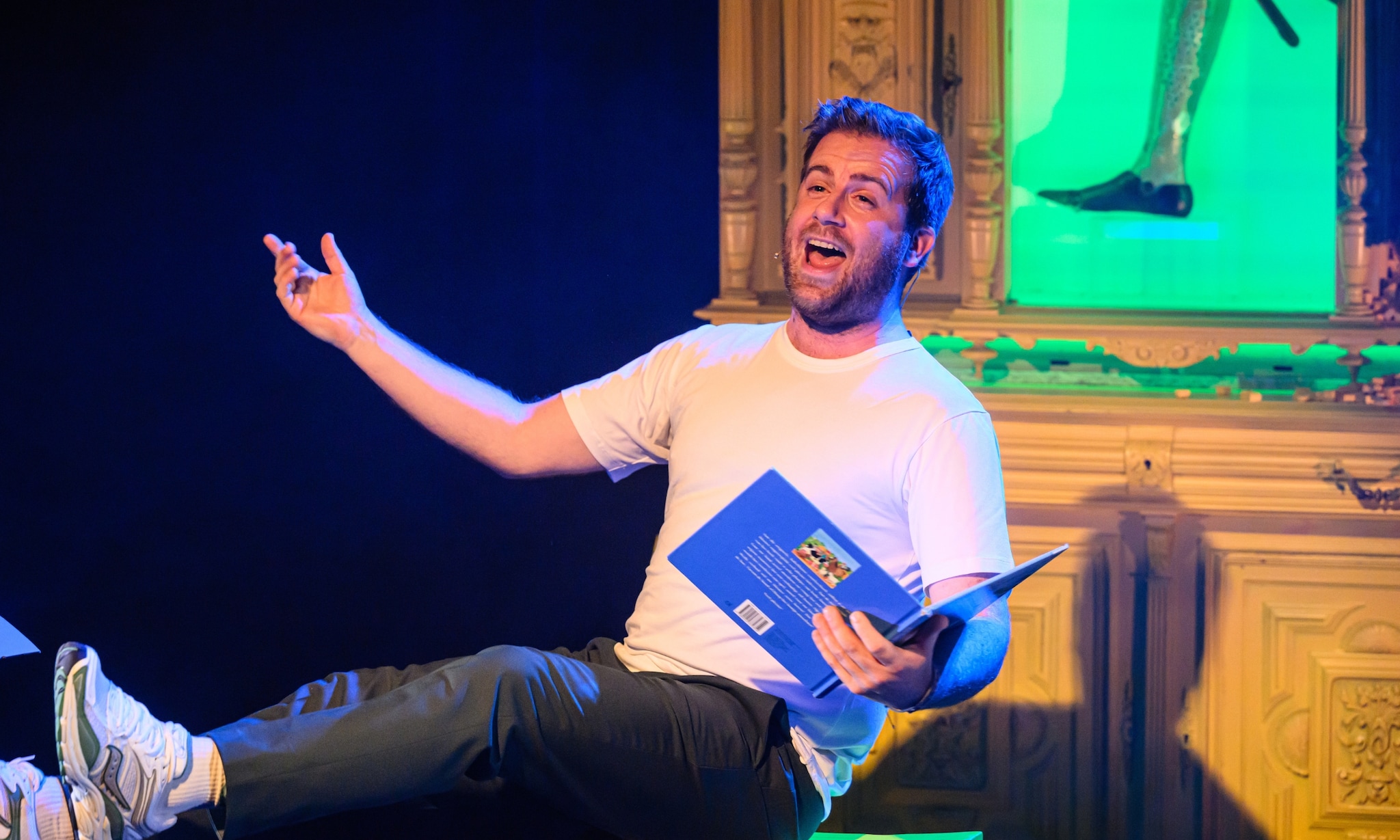 Martijn Kardol tijdens zijn voorstelling Fris Privé