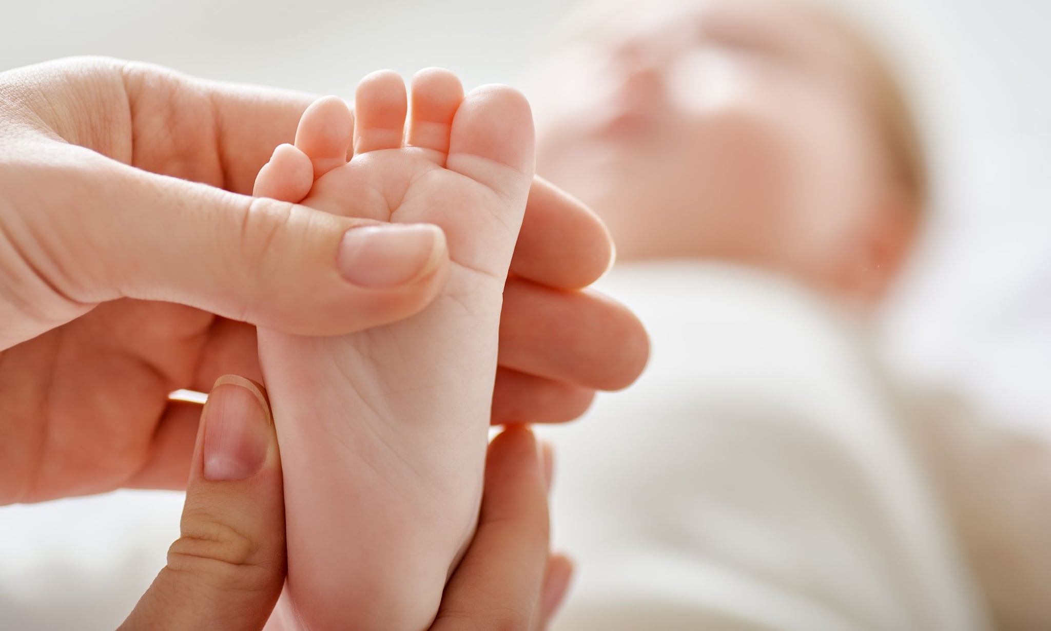 De eerste reflexen van je baby Getty Images
