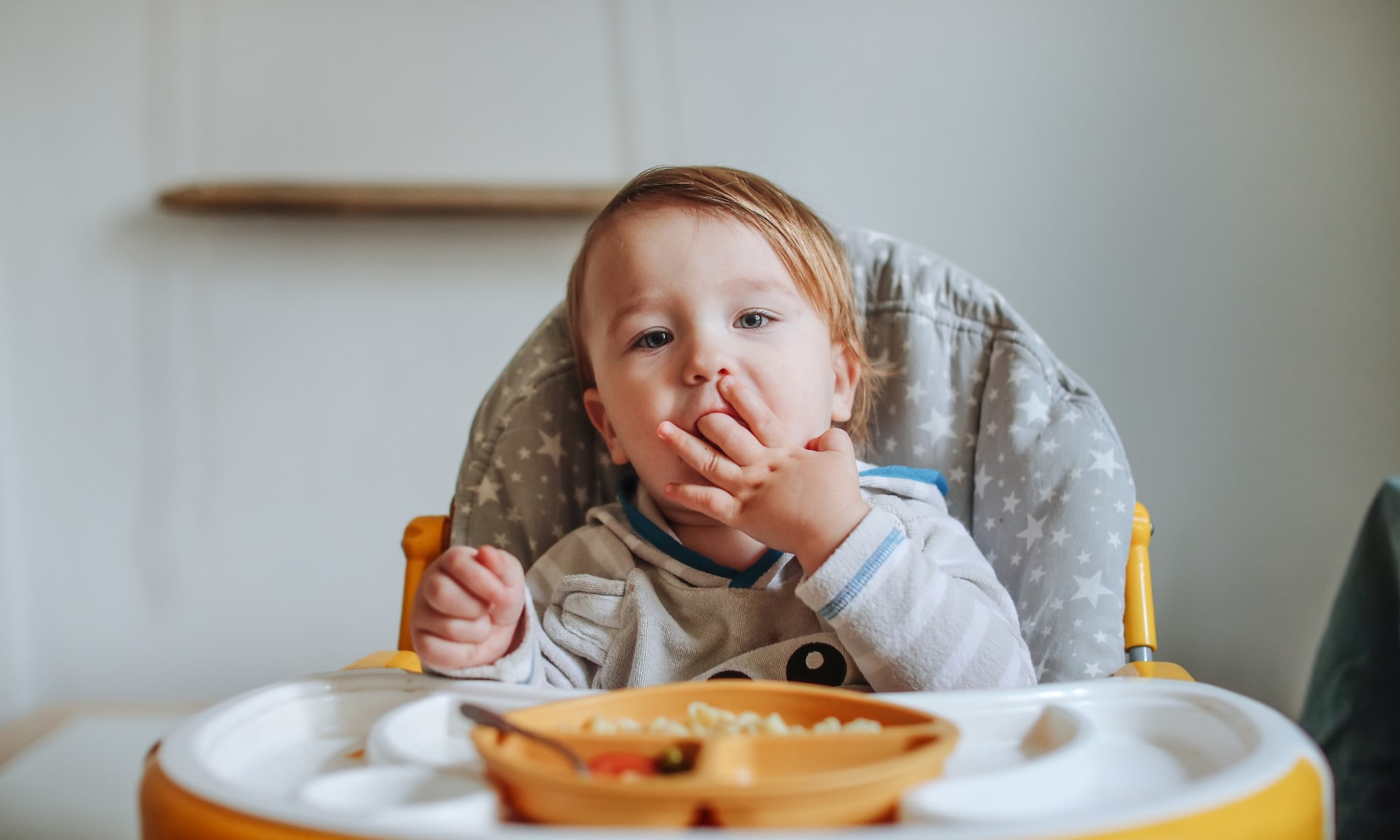 Kind in kinderstoel Getty Images