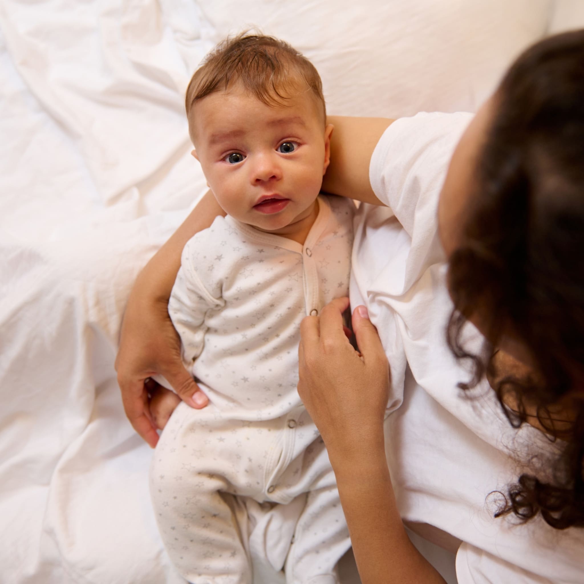 gedachten baby wakker in de nacht