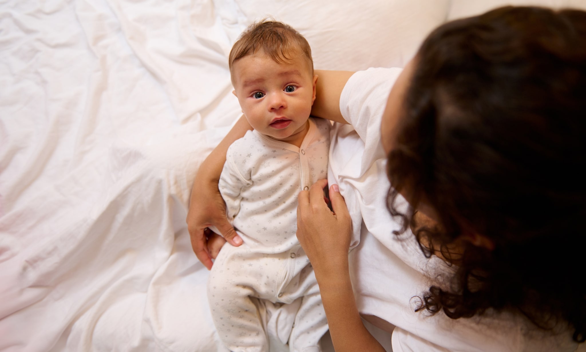 30 dingen die je denkt als je baby wakker wordt Getty Images
