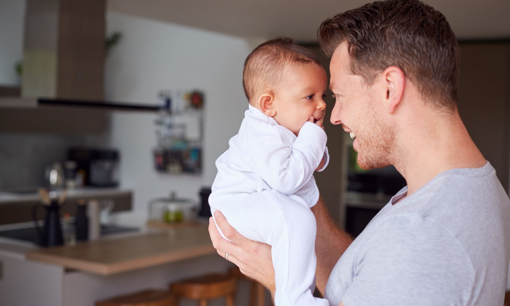 Wanneer kan een baby gezichten herkennen Getty Images