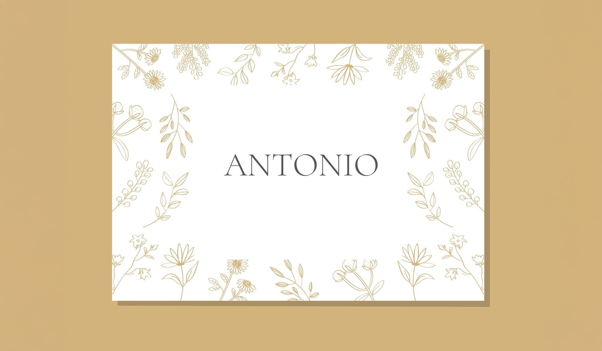 Geboortekaartje voor babynaam Antonio Getty images