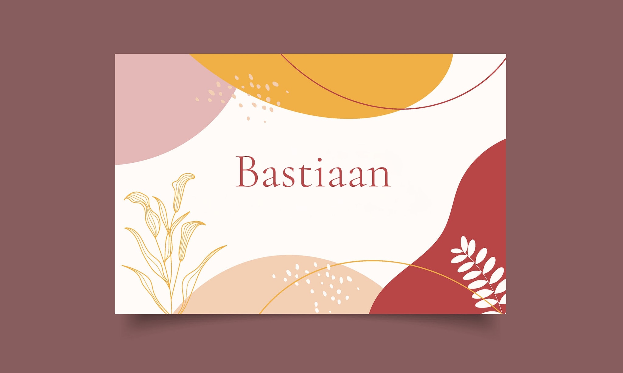 Geboortekaartje voor babynaam Bastiaan Getty images
