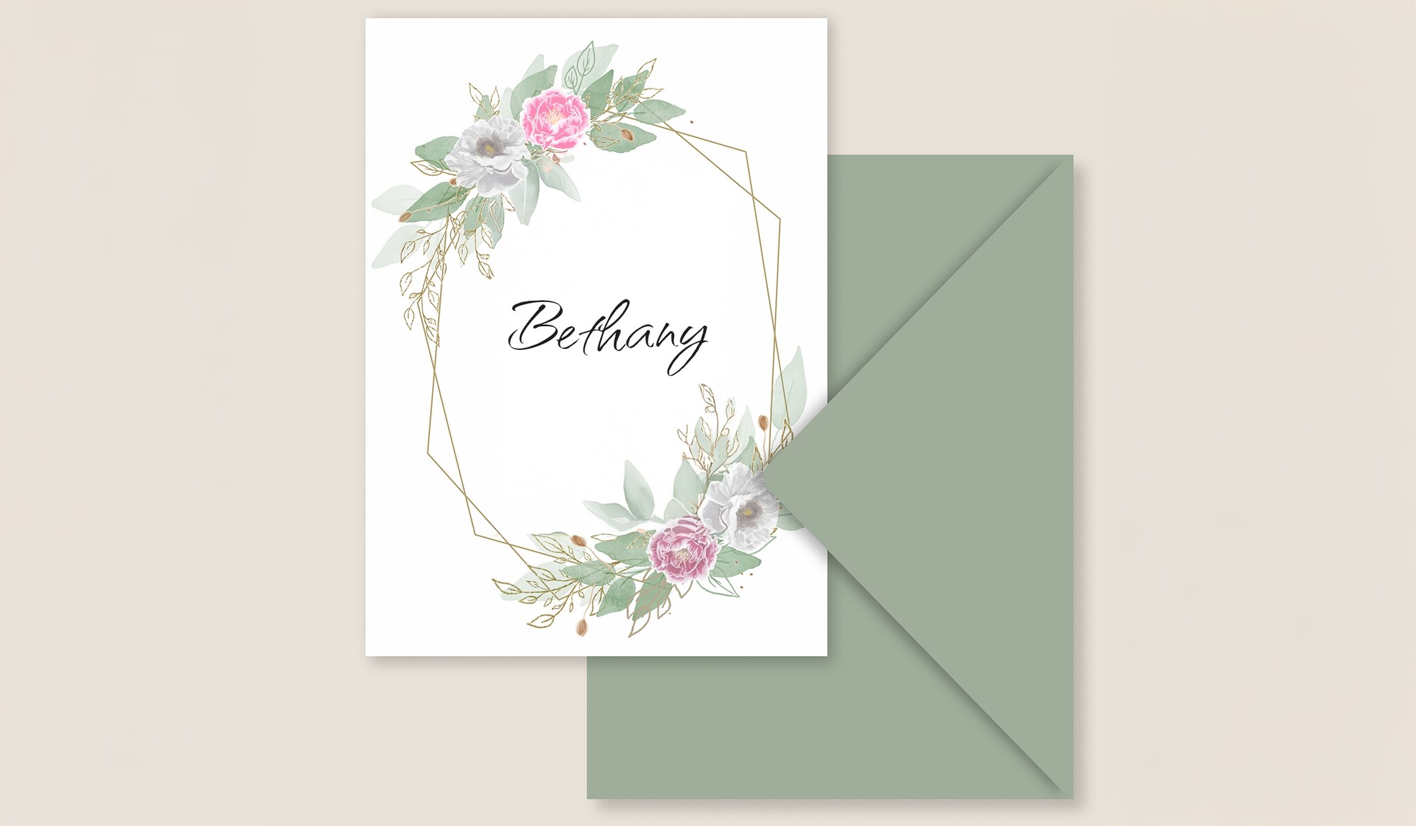 Geboortekaartje voor babynaam Bethany Getty images