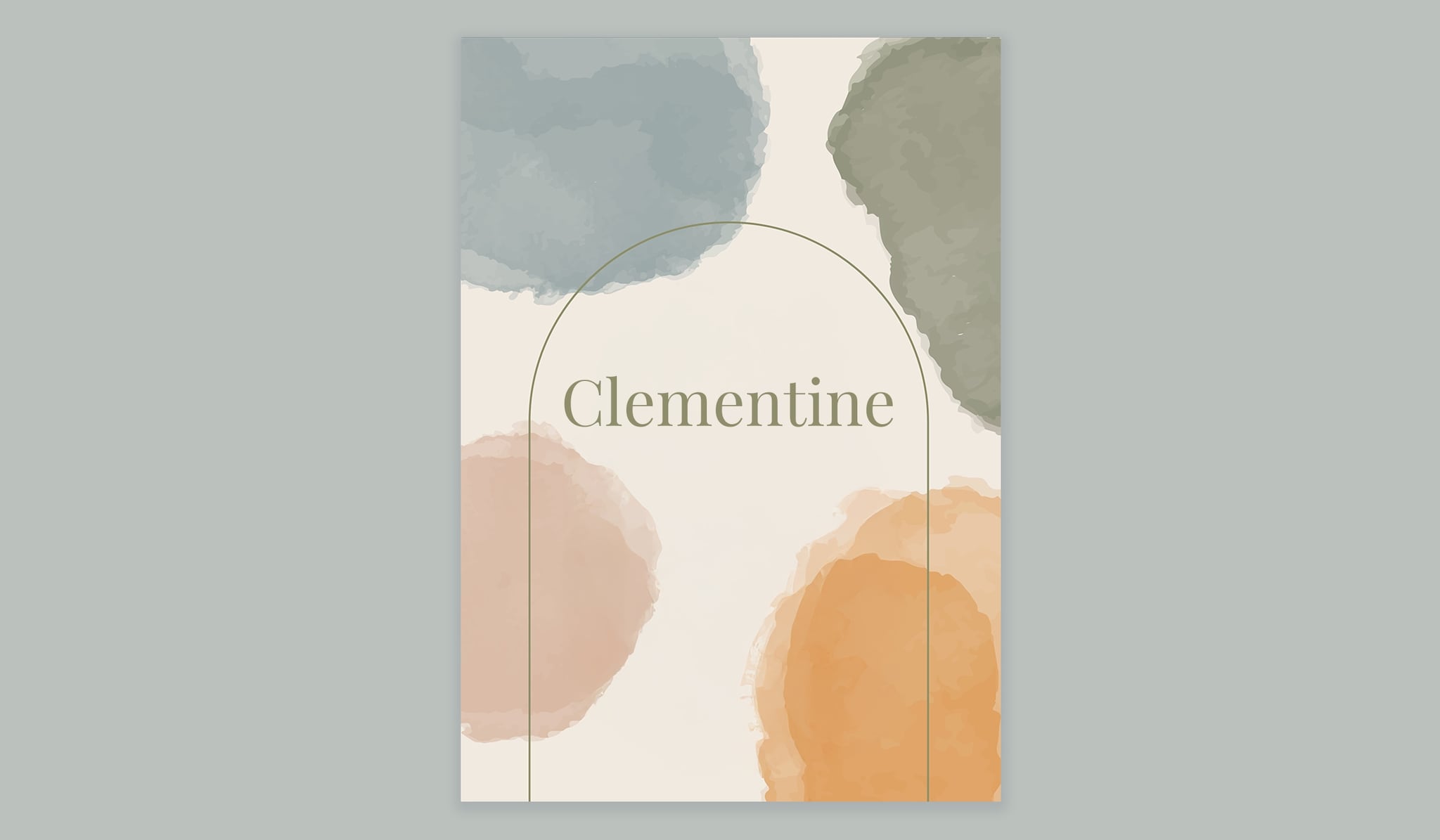Geboortekaartje voor babynaam Clementine Getty images
