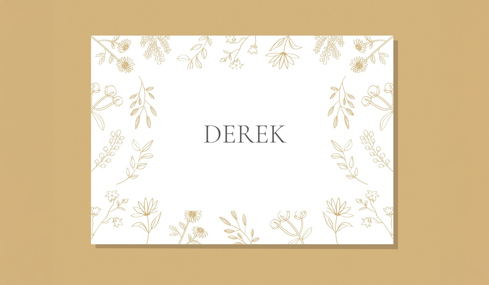 Geboortekaartje voor babynaam Derek Getty images