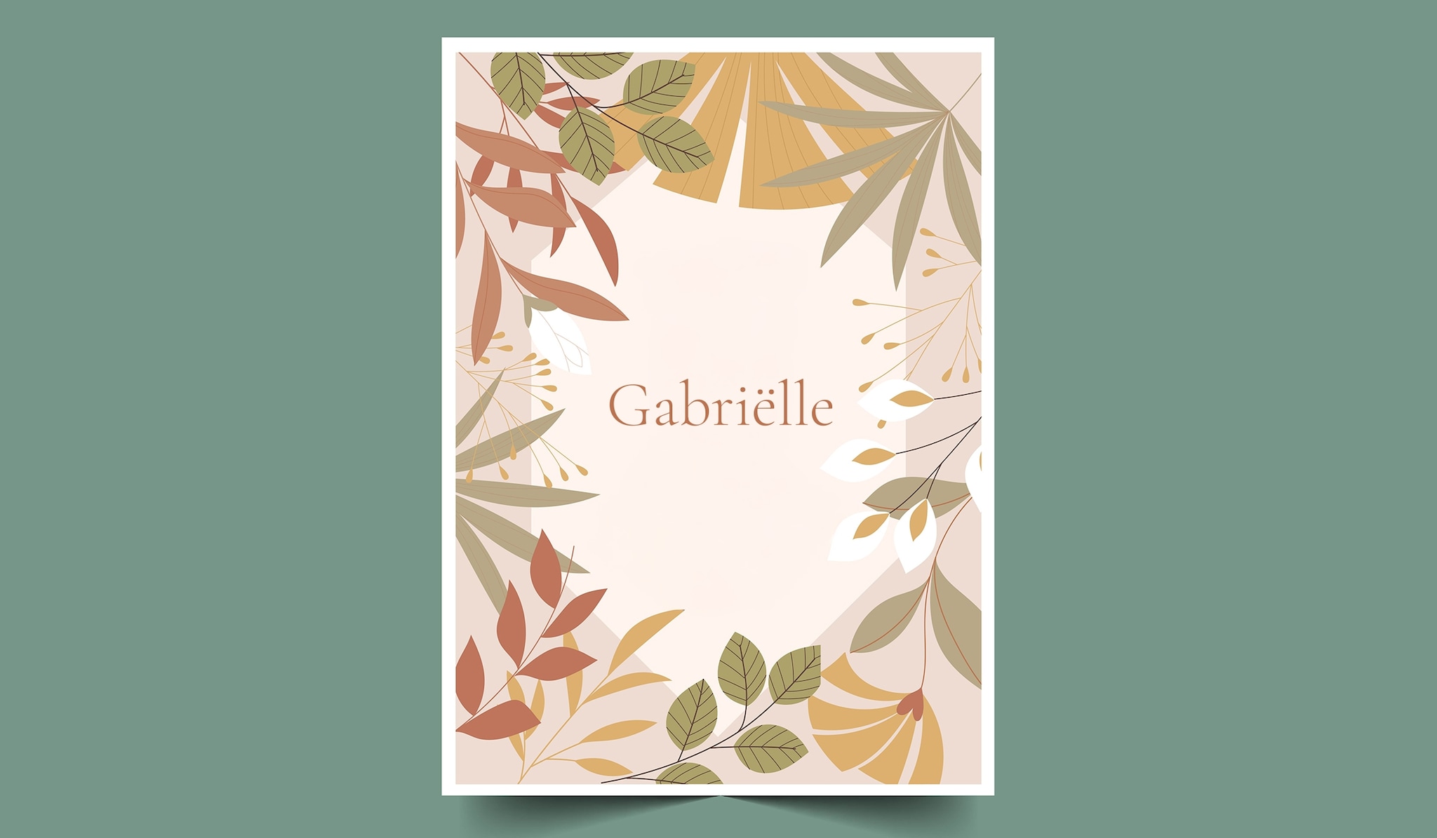 Geboortekaartje voor babynaam Gabriëlle Getty images