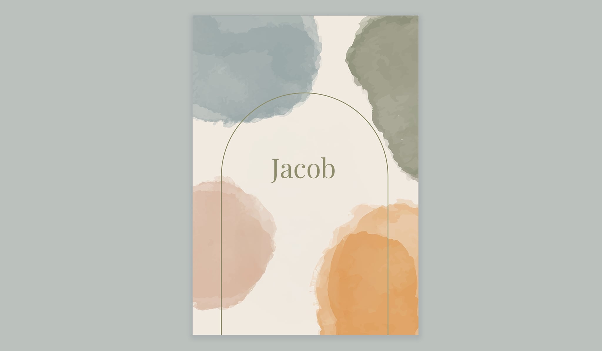 Geboortekaartje voor babynaam Jacob Getty images