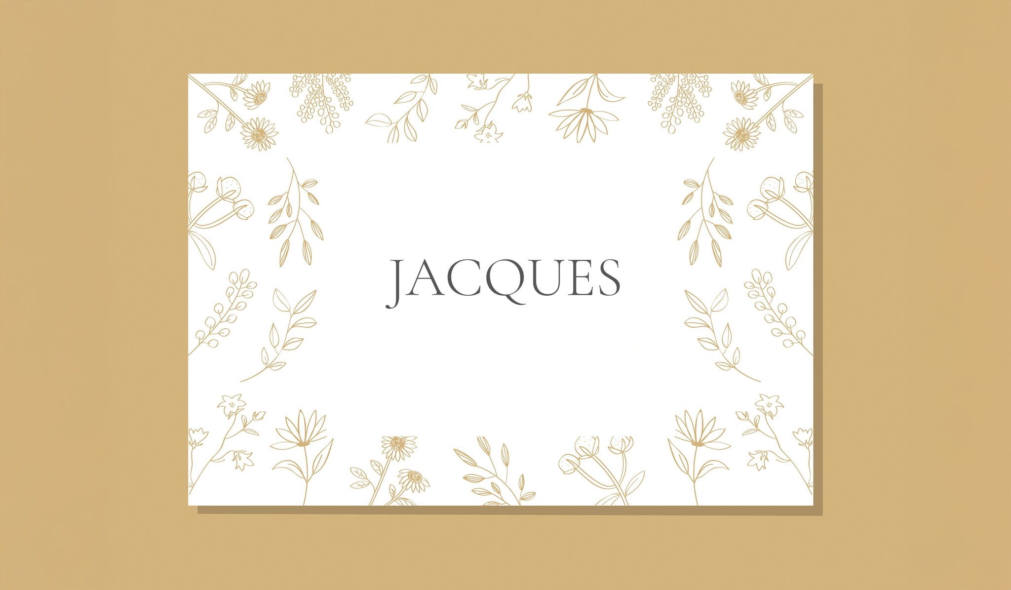 Geboortekaartje voor babynaam Jacques Getty images