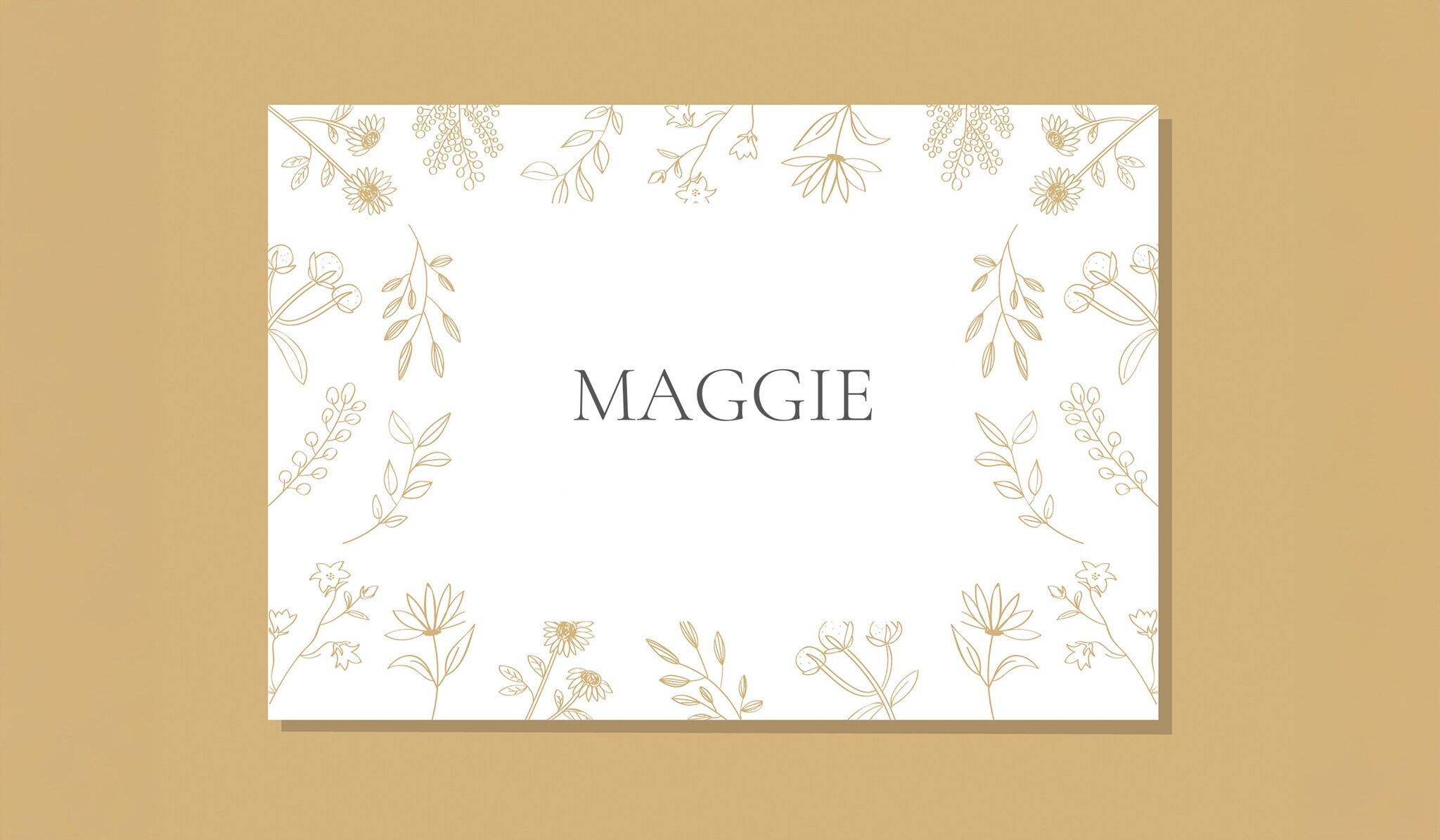 Geboortekaartje voor babynaam Maggie Getty images