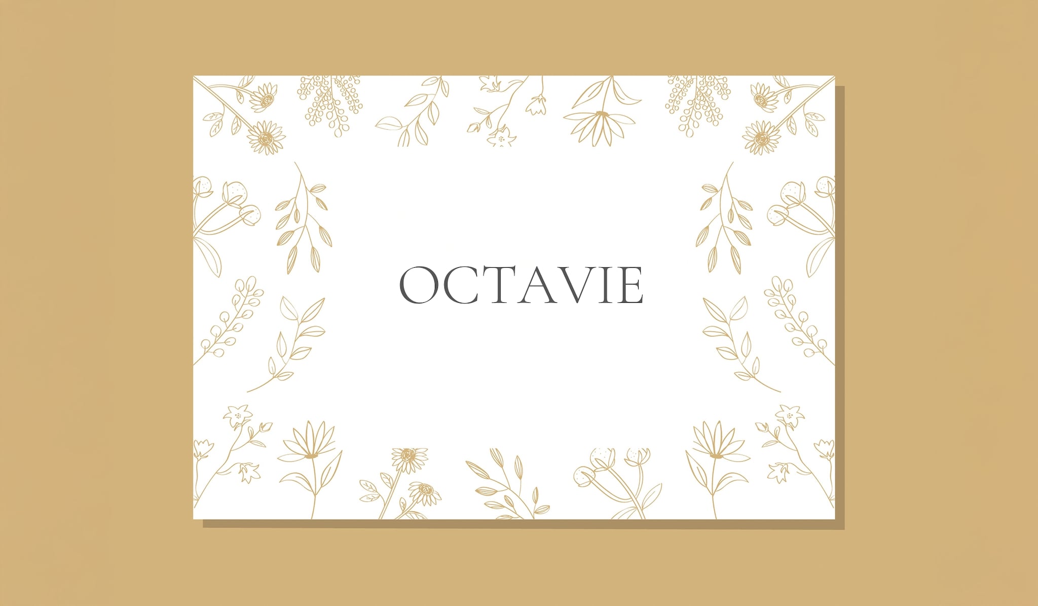 Geboortekaartje voor babynaam Octavie Getty images