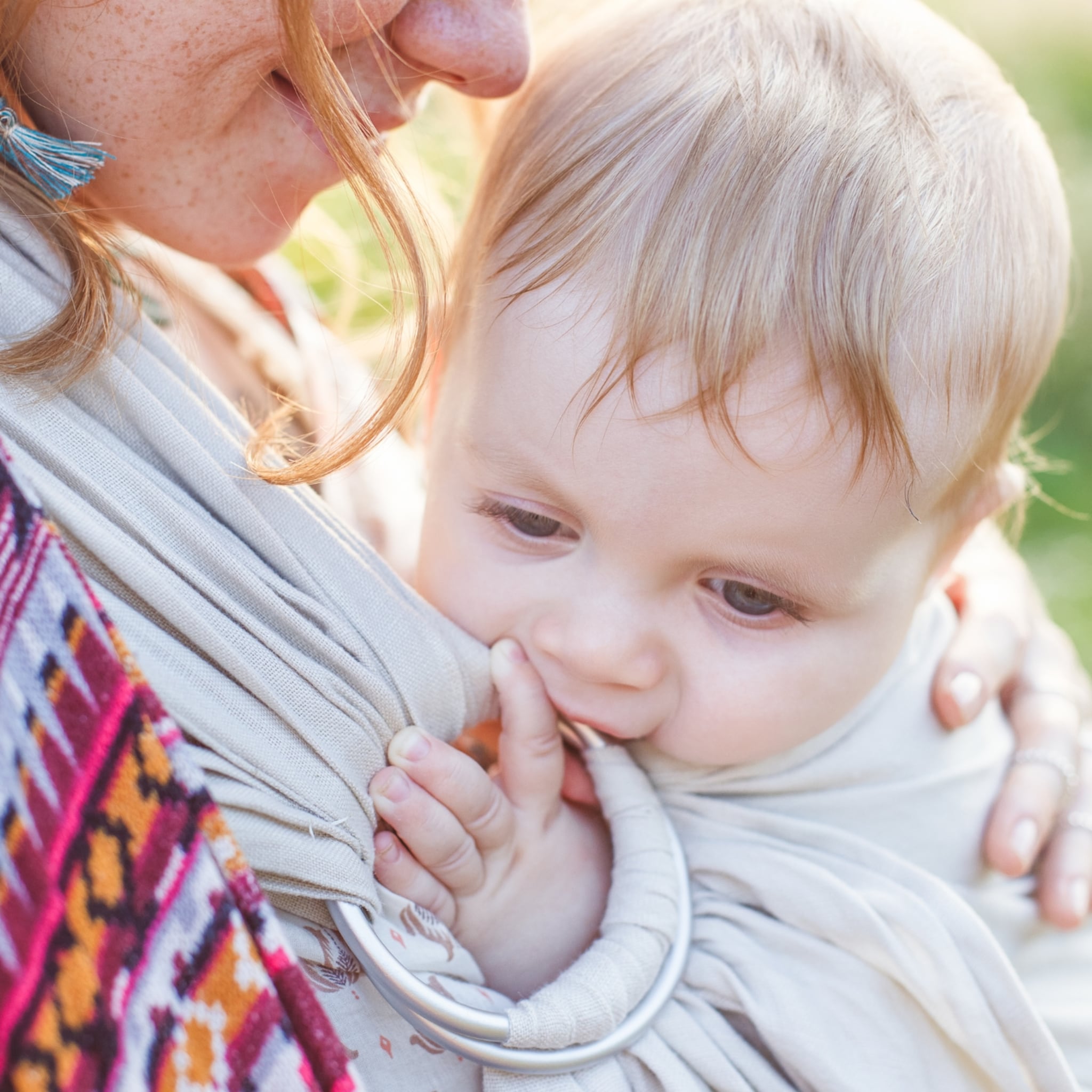 ringsling voor baby of peuter