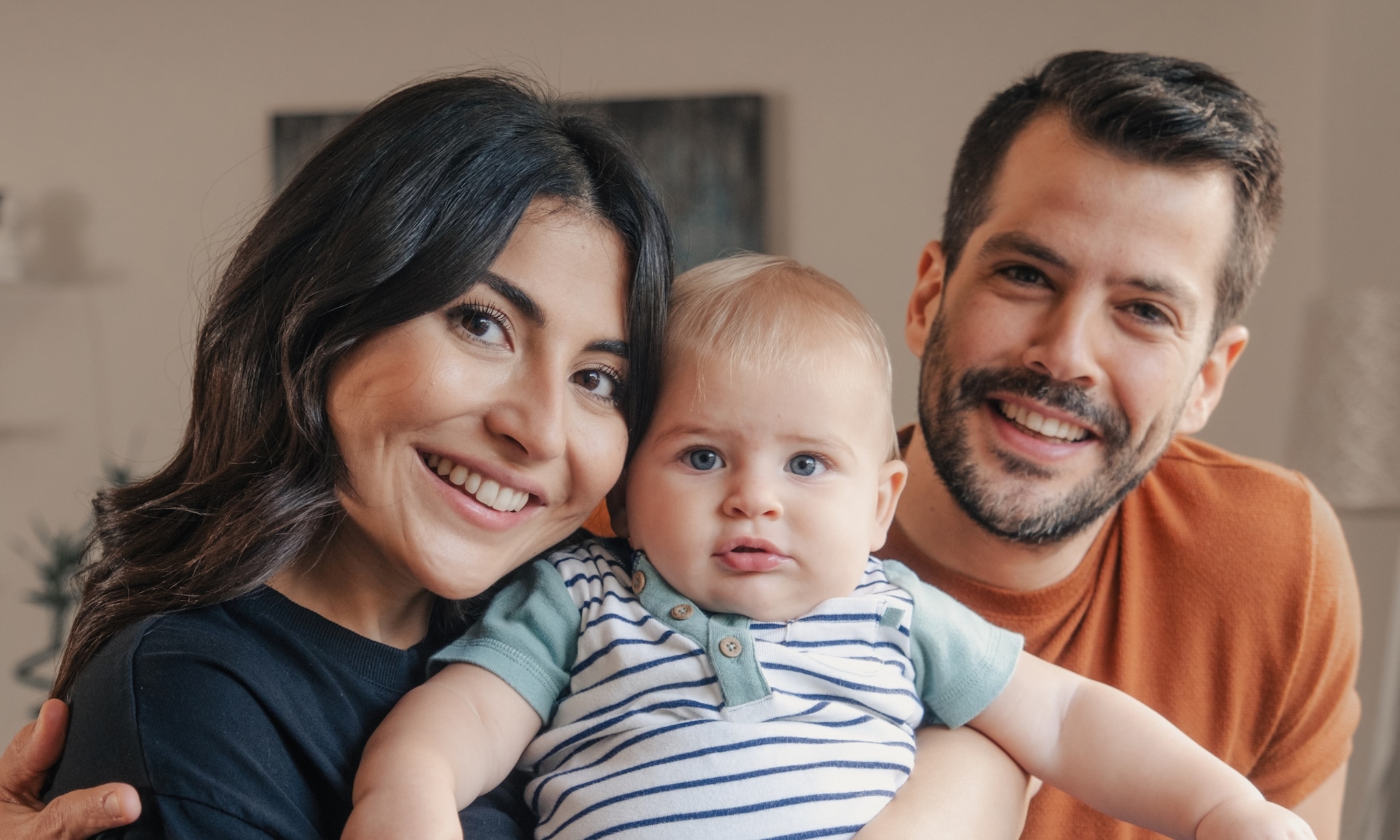 Gezin met baby Getty Images