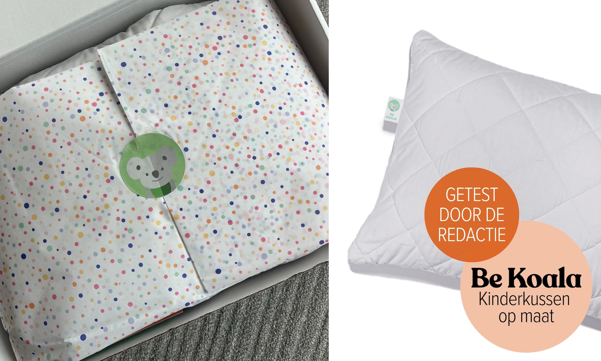 review van be koala kinderkussen op maat Ouders van Nu
