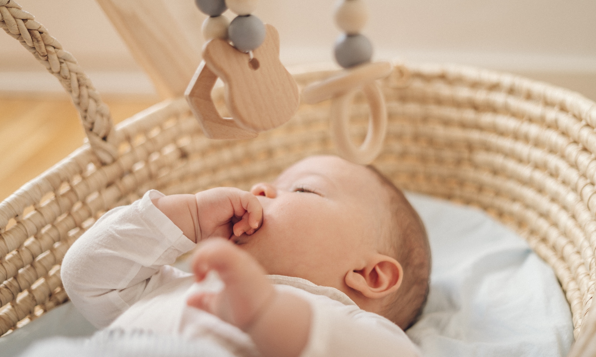 Baby in bed Getty Images
