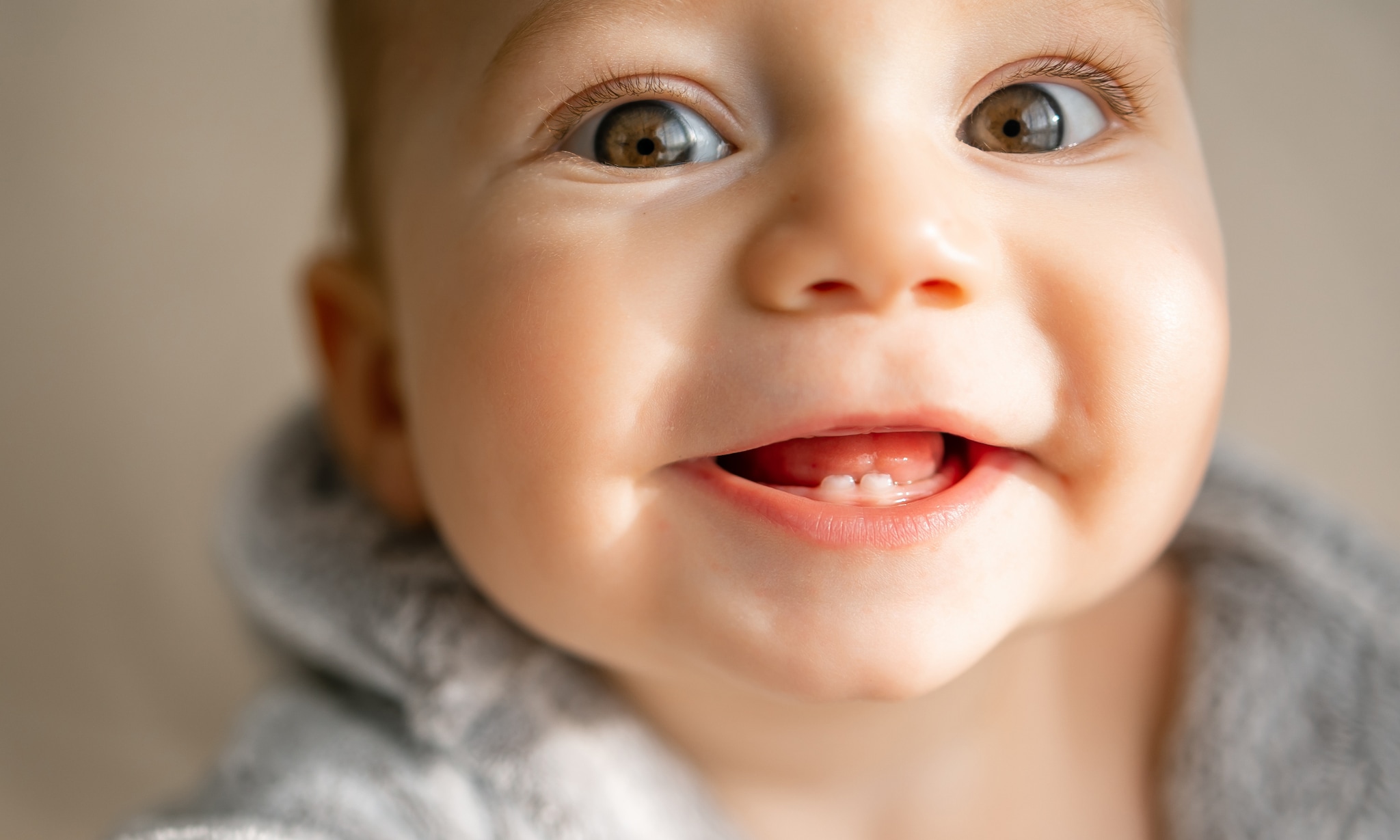 Waarom kwijlt een baby Getty Images
