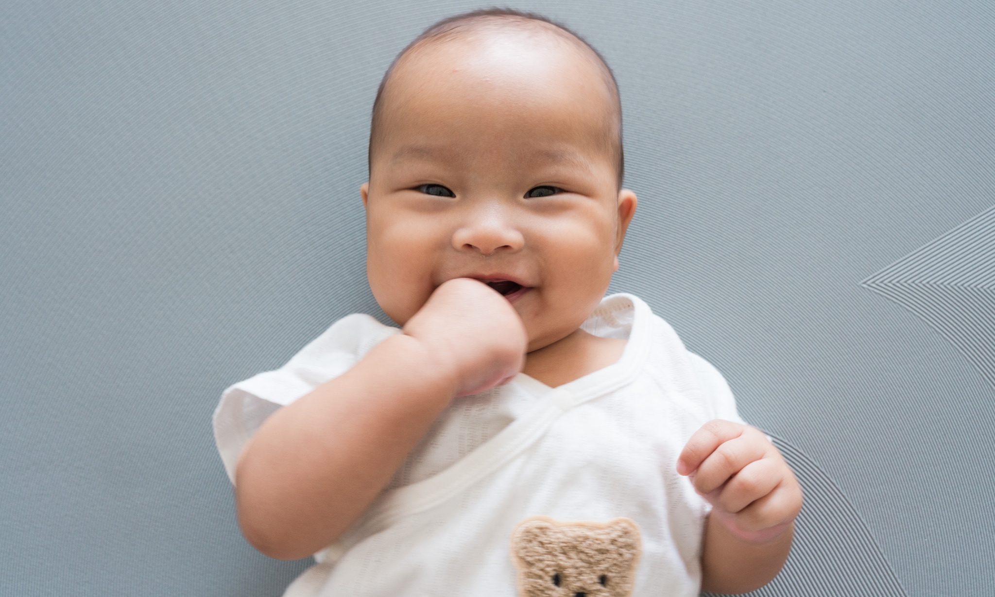Wanneer leert je baby omrollen? Getty Images