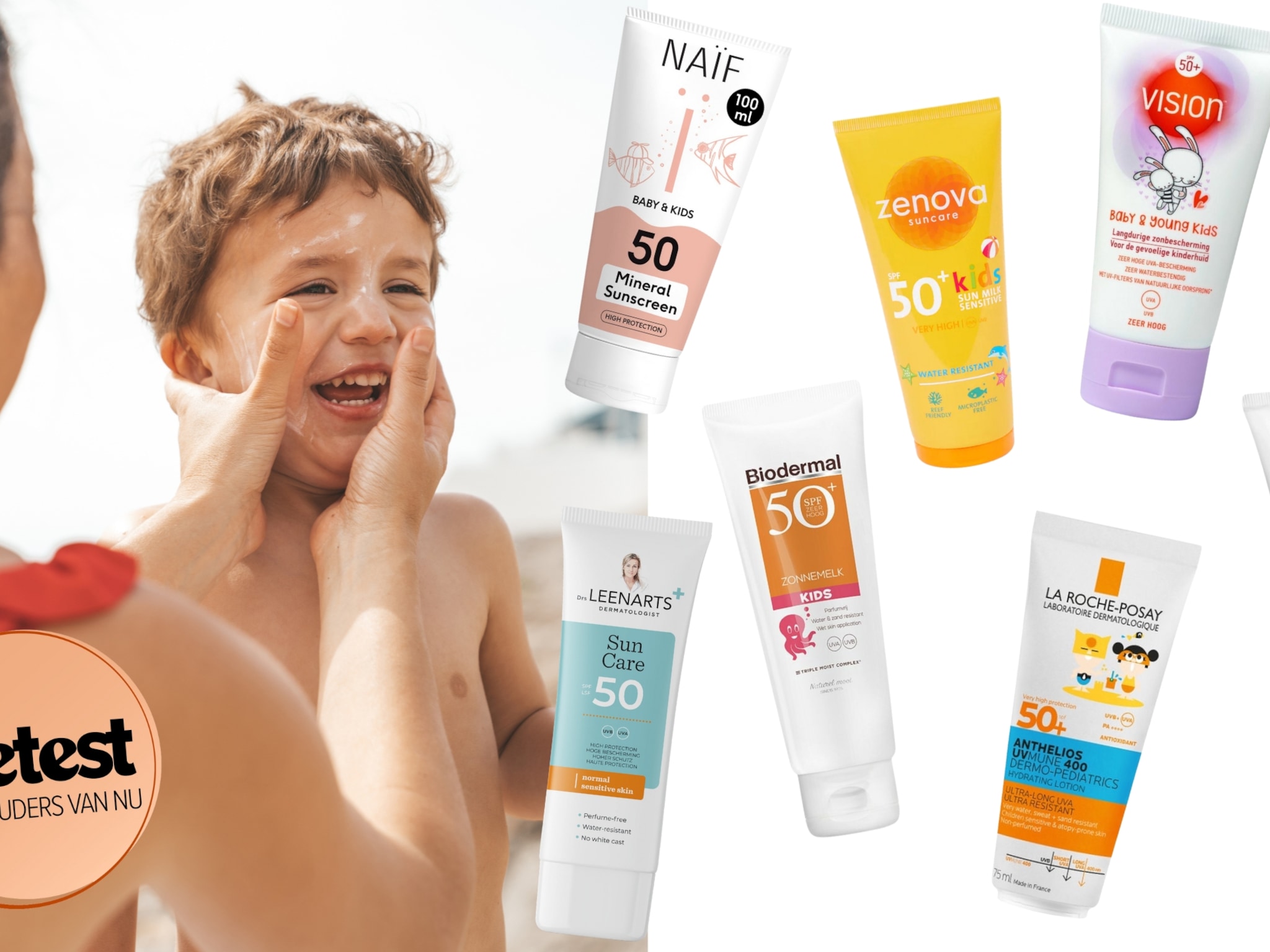 getest de beste zonnebrand voor baby en kind