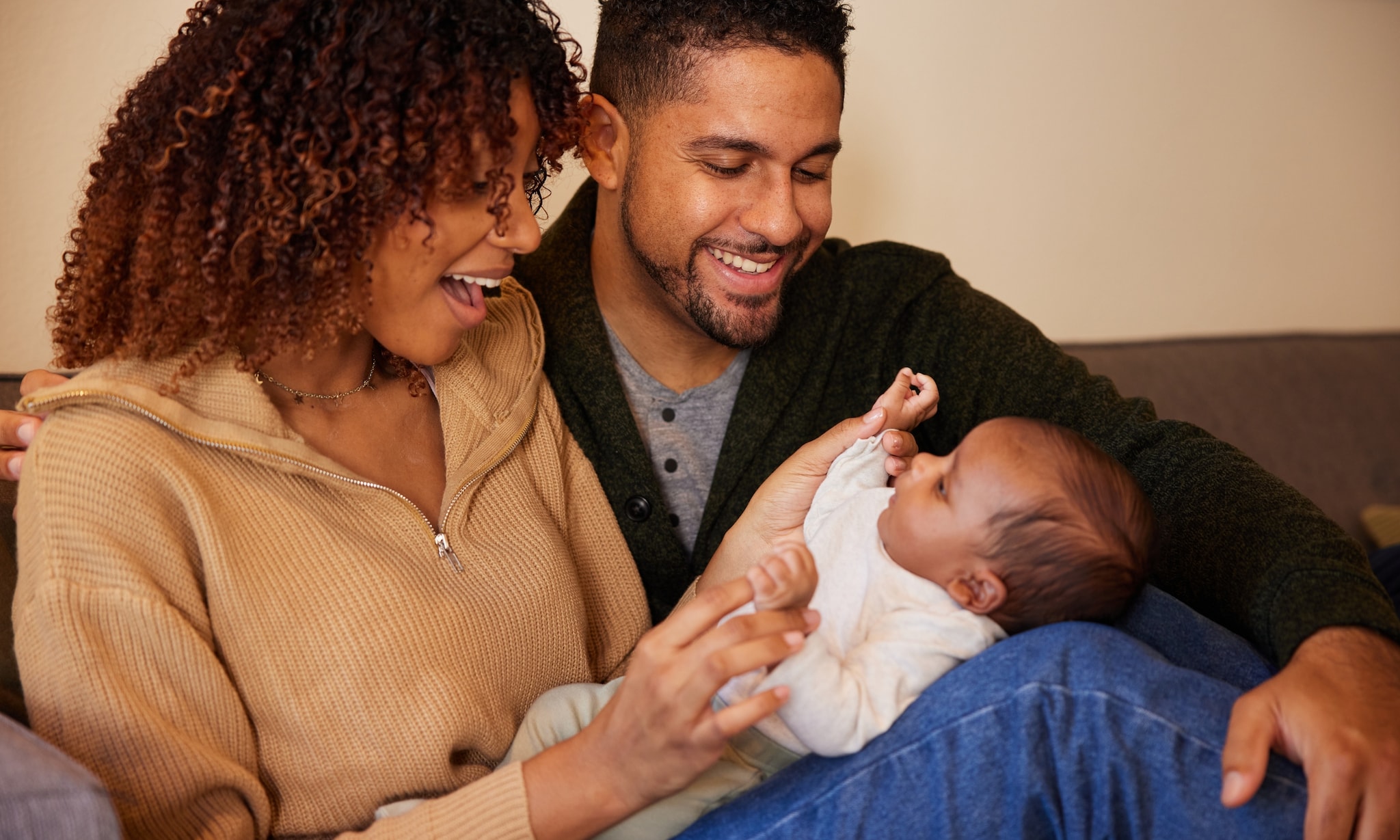 Jong gezin met baby Getty Images