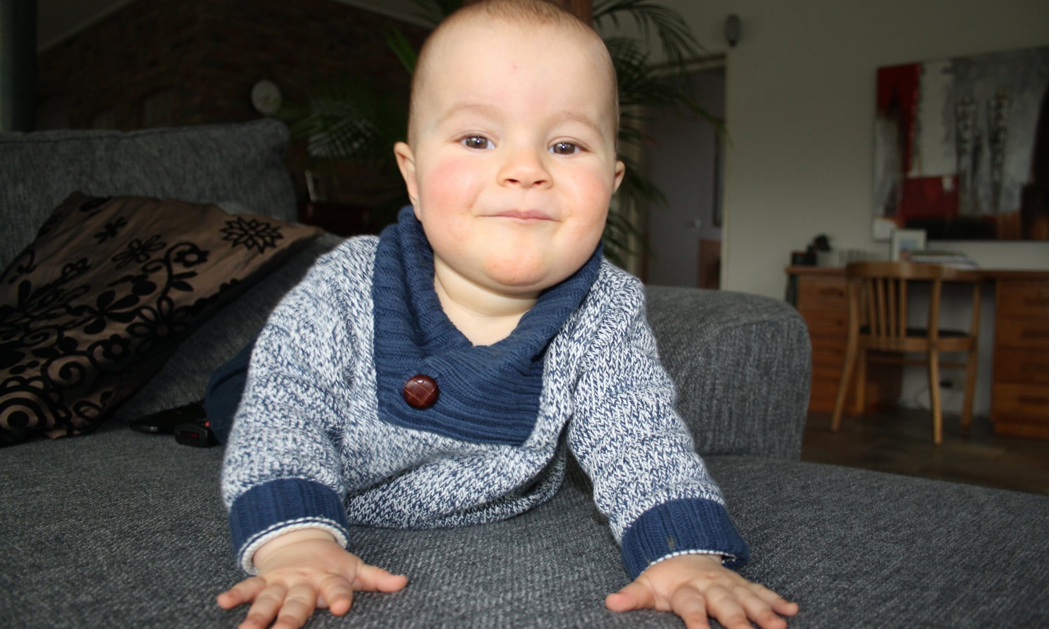 Thomas overleed aan een erfelijke longaandoening. Privébeeld