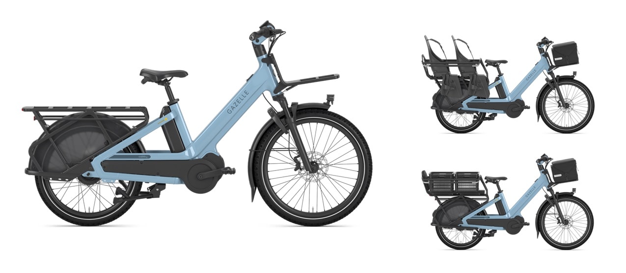 gazelle cabby longtail e-bike Gazelle