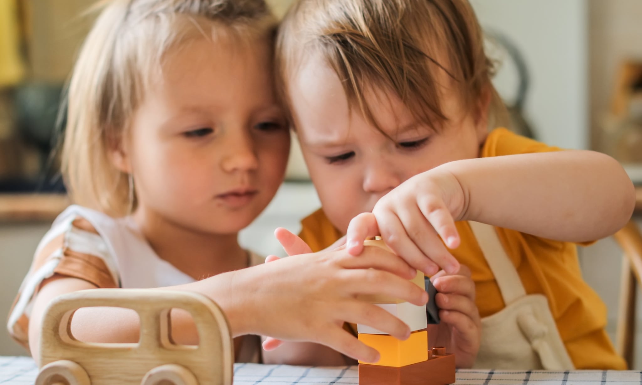 Kinderen spelen met speelgoed Getty Images