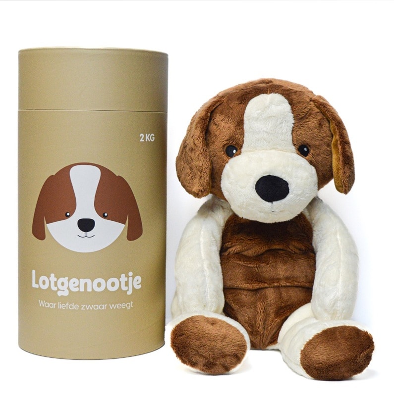 lotgenootje verzwaringsknuffel hond Lotgenootje