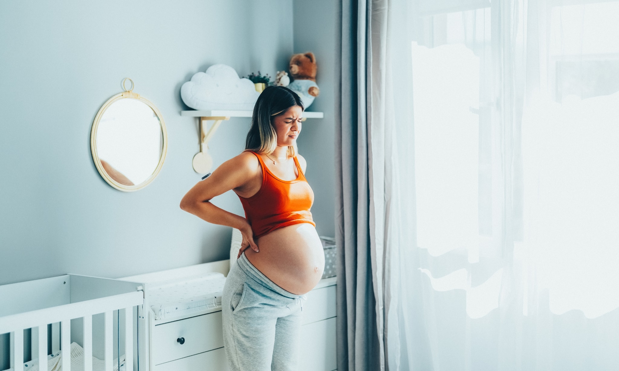 Vrouw hoogzwanger Getty Images