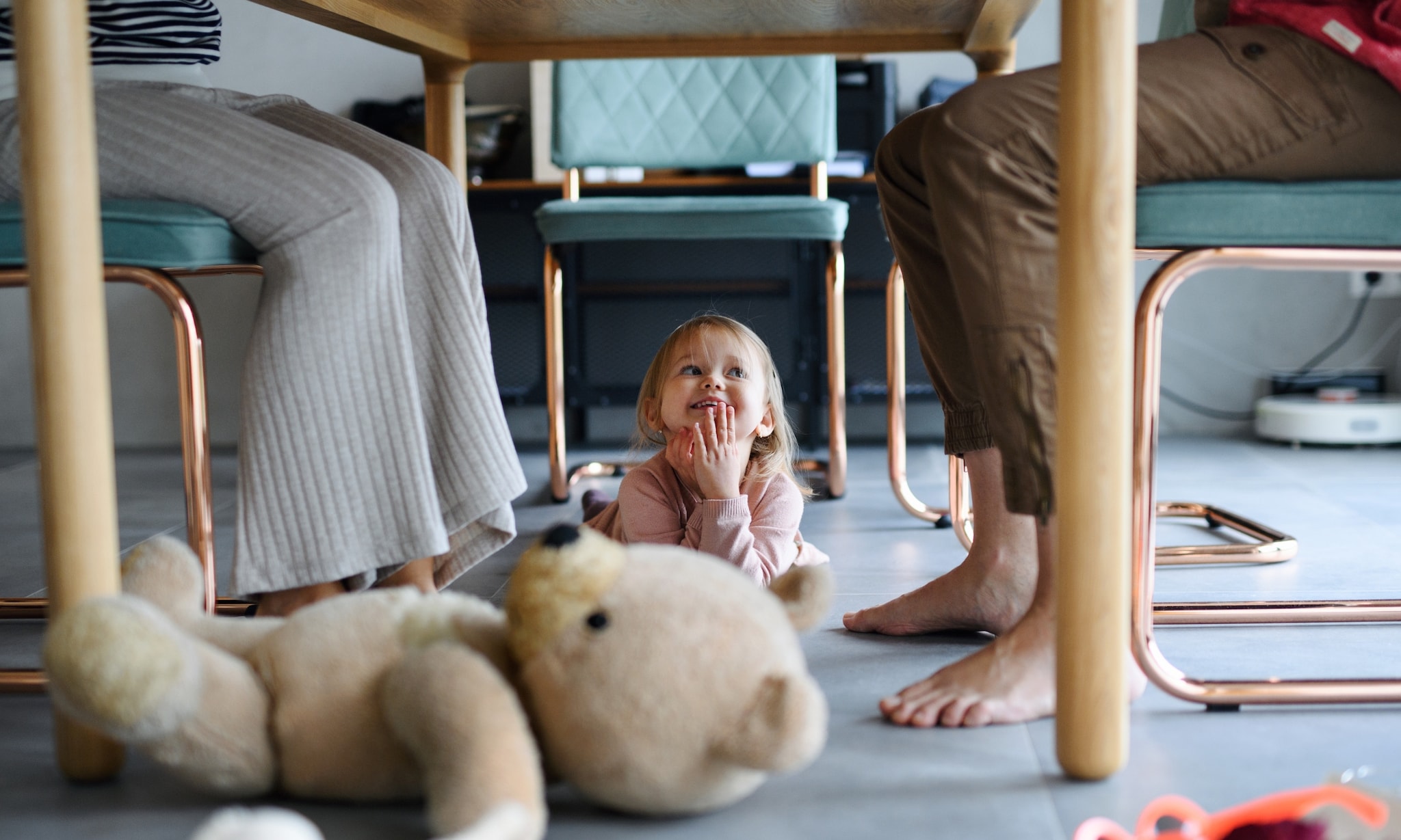 Peuter in huis Getty Images